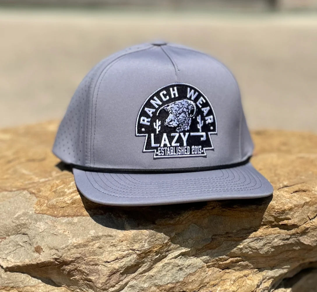 Lazy J Ranch Wear Black Arrowhead Cap