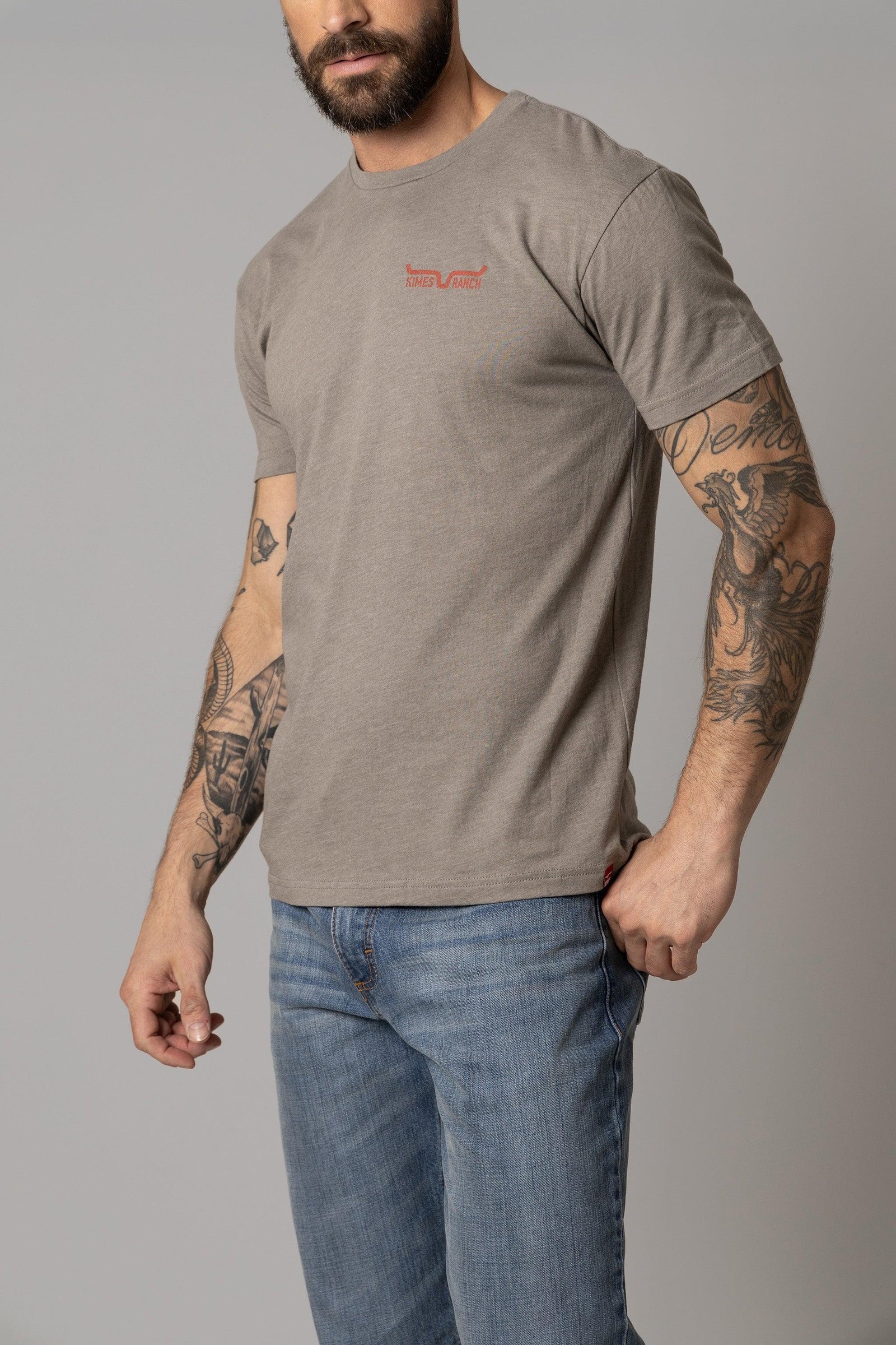 Kimes Ranch Woody Stone Grey T-Shirt