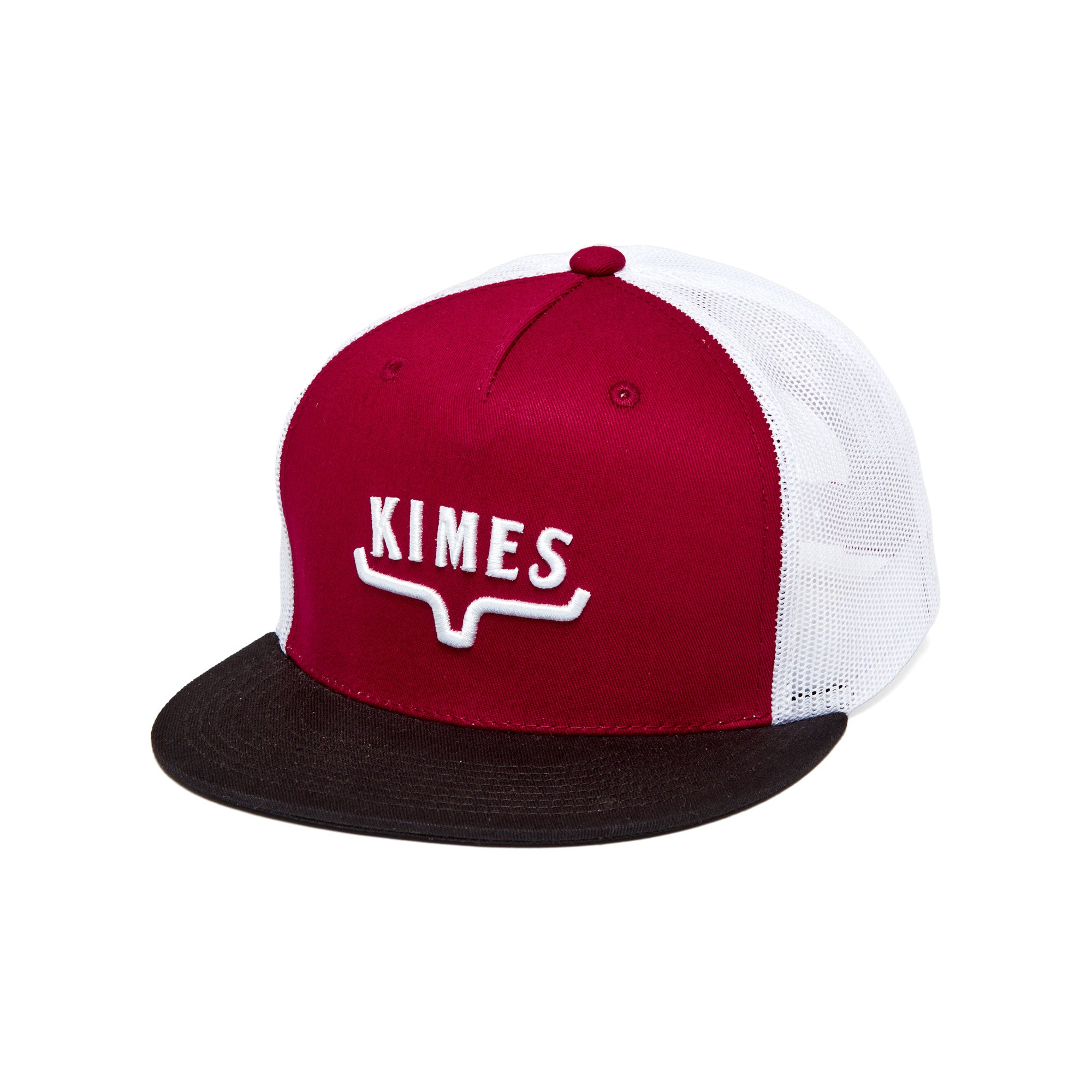 Kimes Ranch Dark Red Huxton Trucker Cap