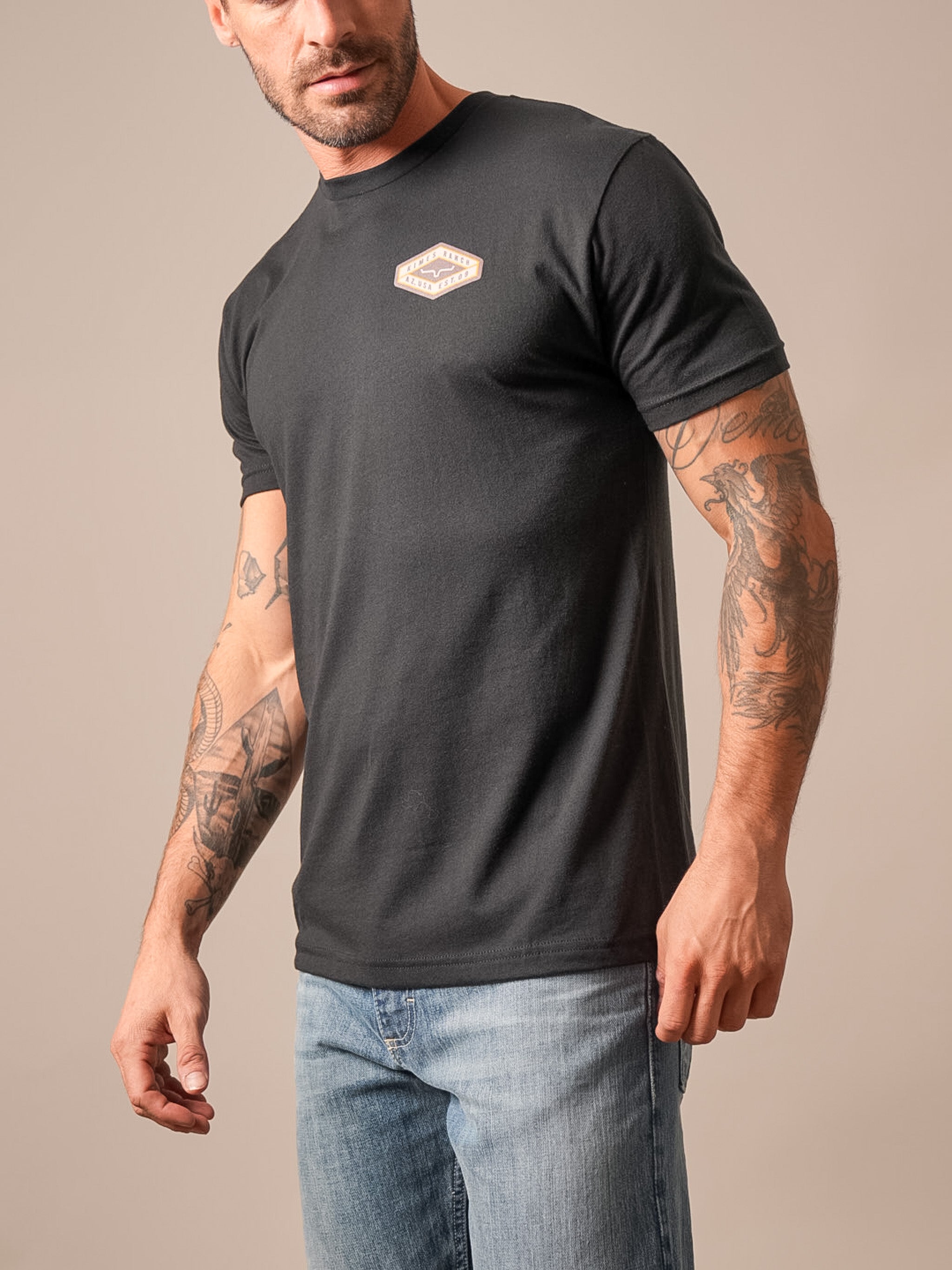 Kimes Ranch Black Boxer T-Shirt