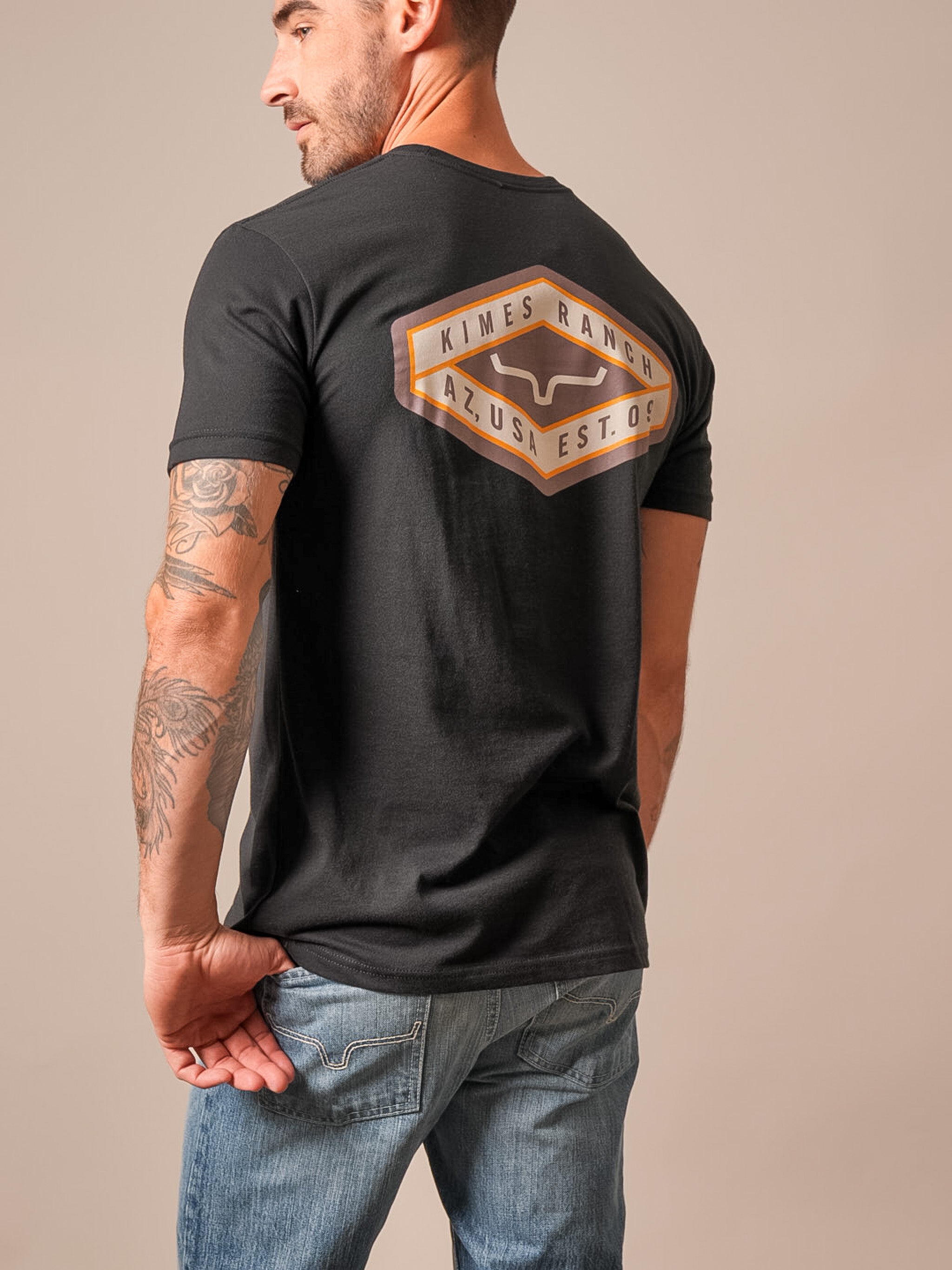 Kimes Ranch Black Boxer T-Shirt