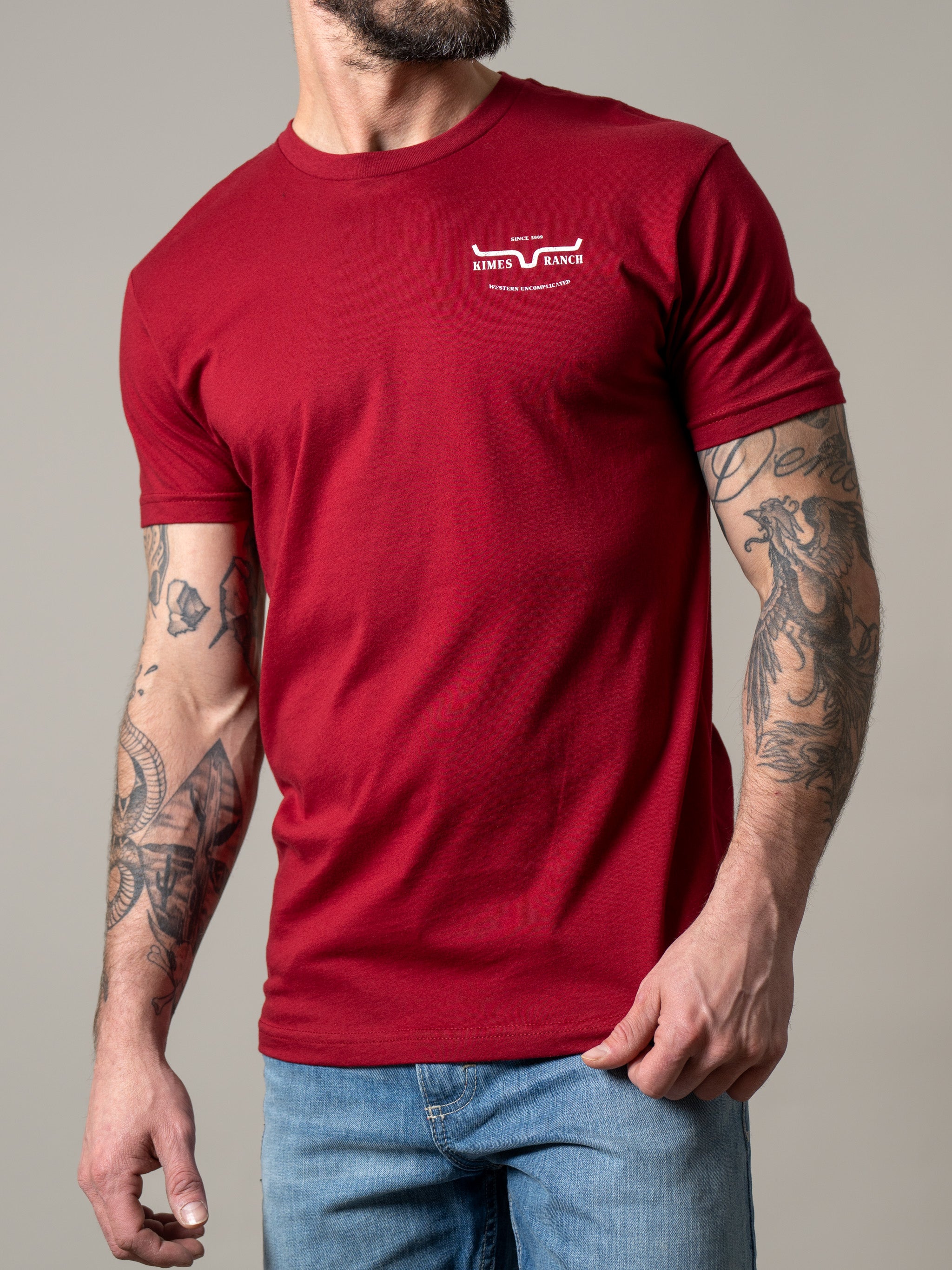 Kimes Ranch Cardinal Old West T-Shirt