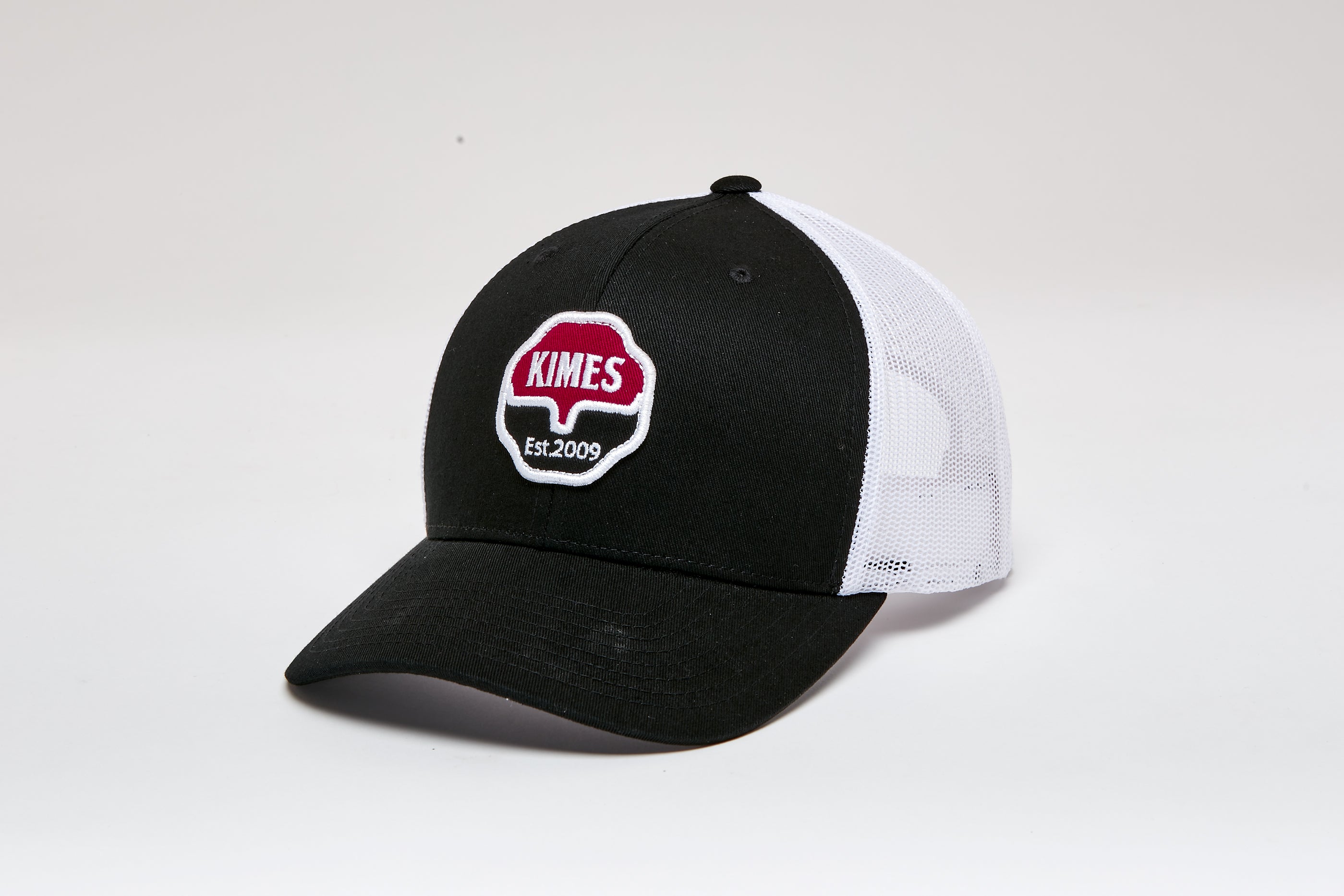 Kimes Ranch Black & White Notary Trucker Cap