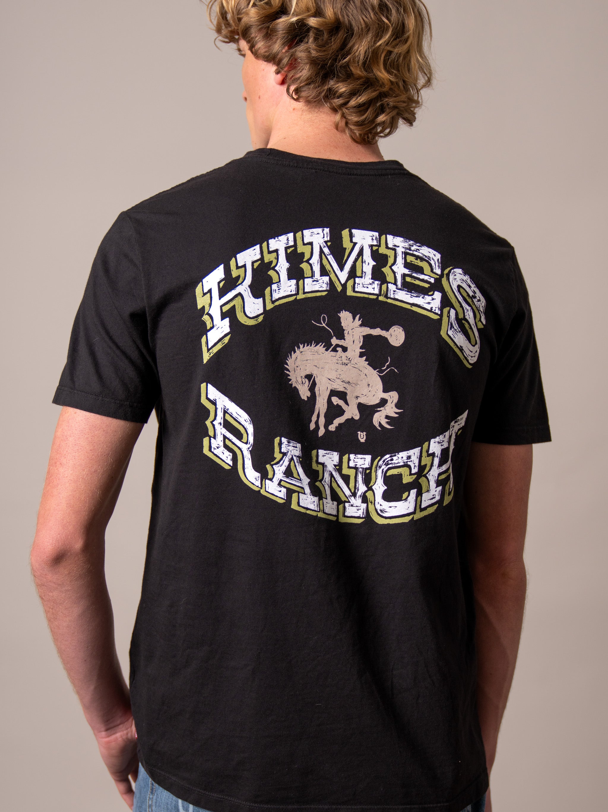 Kimes Ranch Black Lucky B Bucking T-Shirt