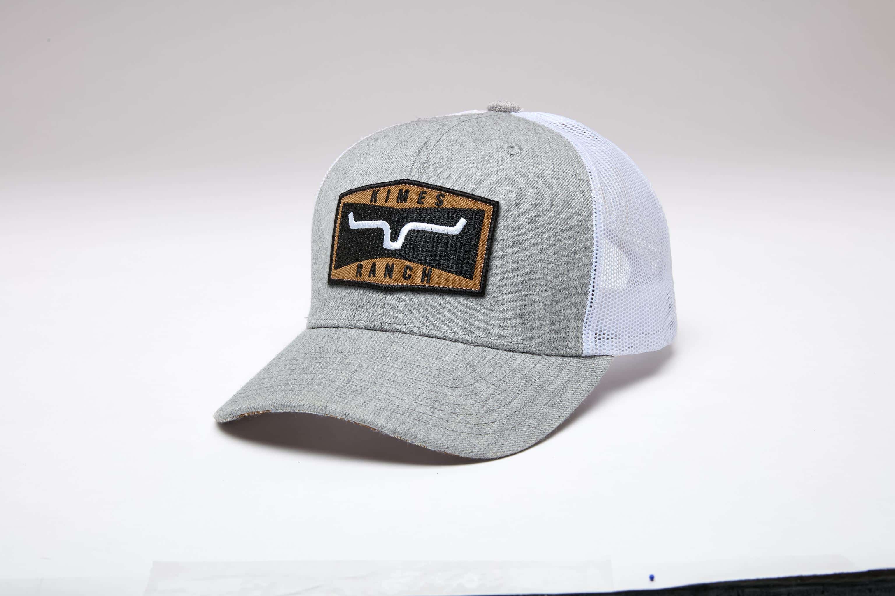 Kimes Ranch Grey Heather Railway Trucker Cap