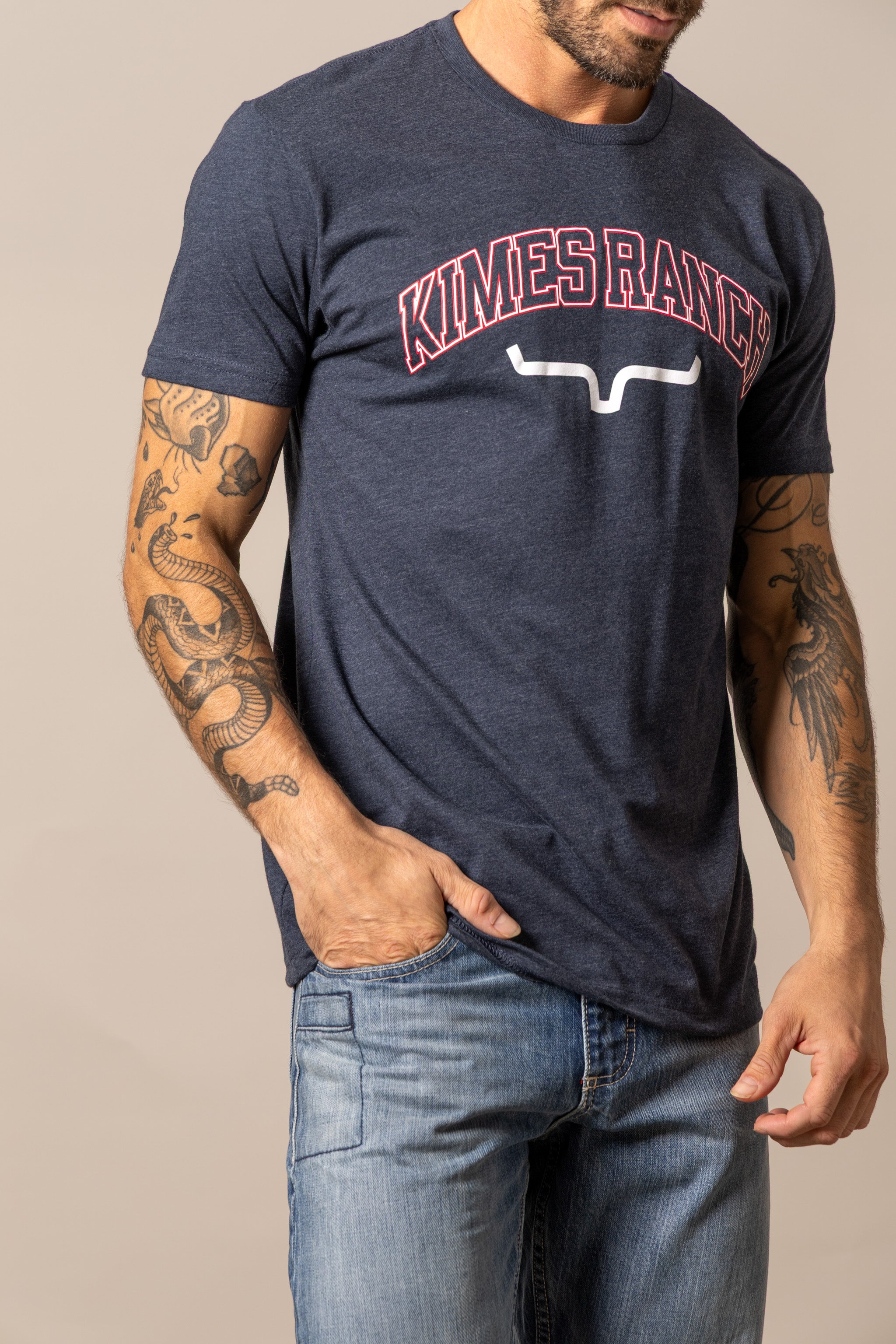 Kimes Ranch KR University Midnight Navy T-Shirt