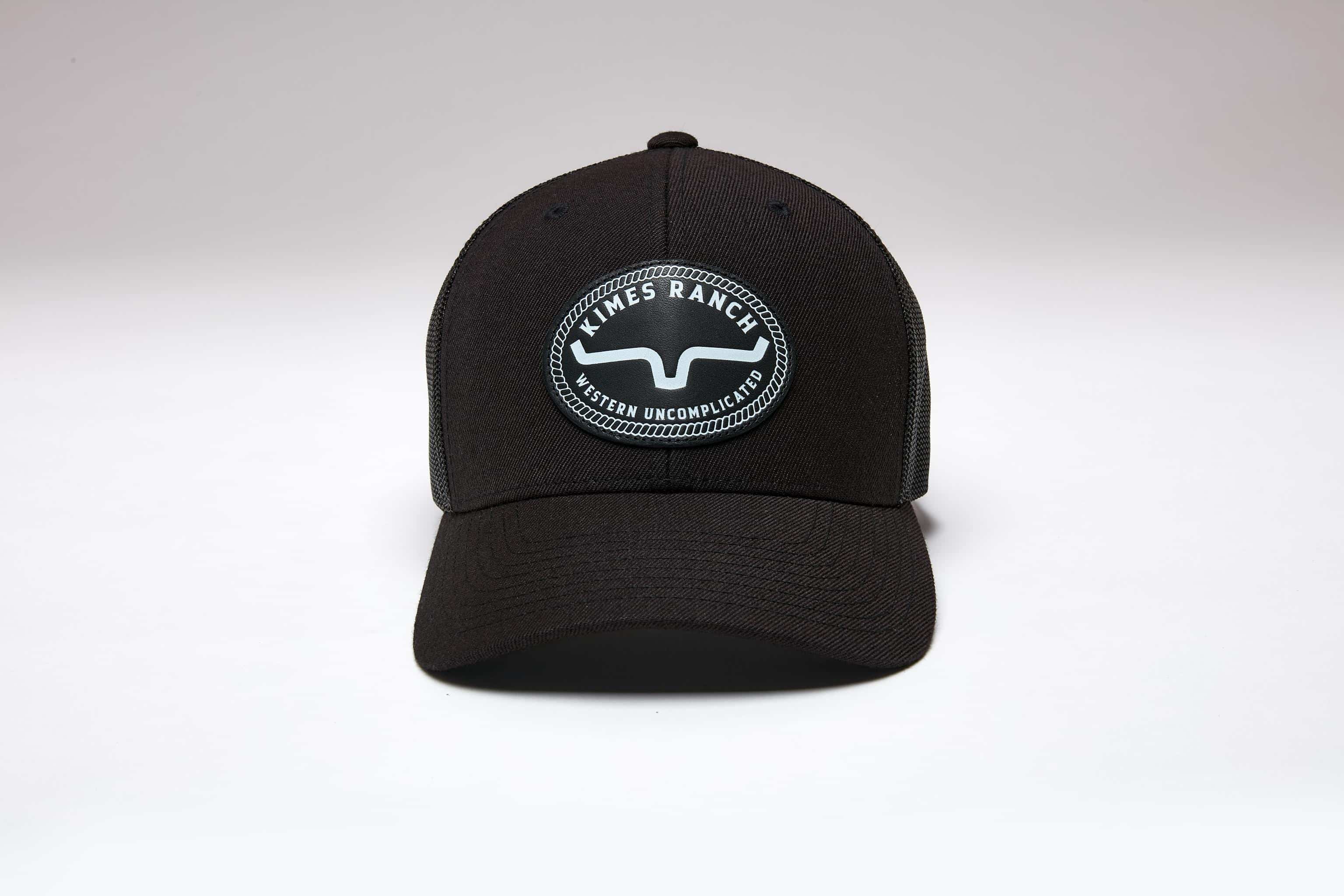 Kimes Ranch Black Carson Trucker Cap