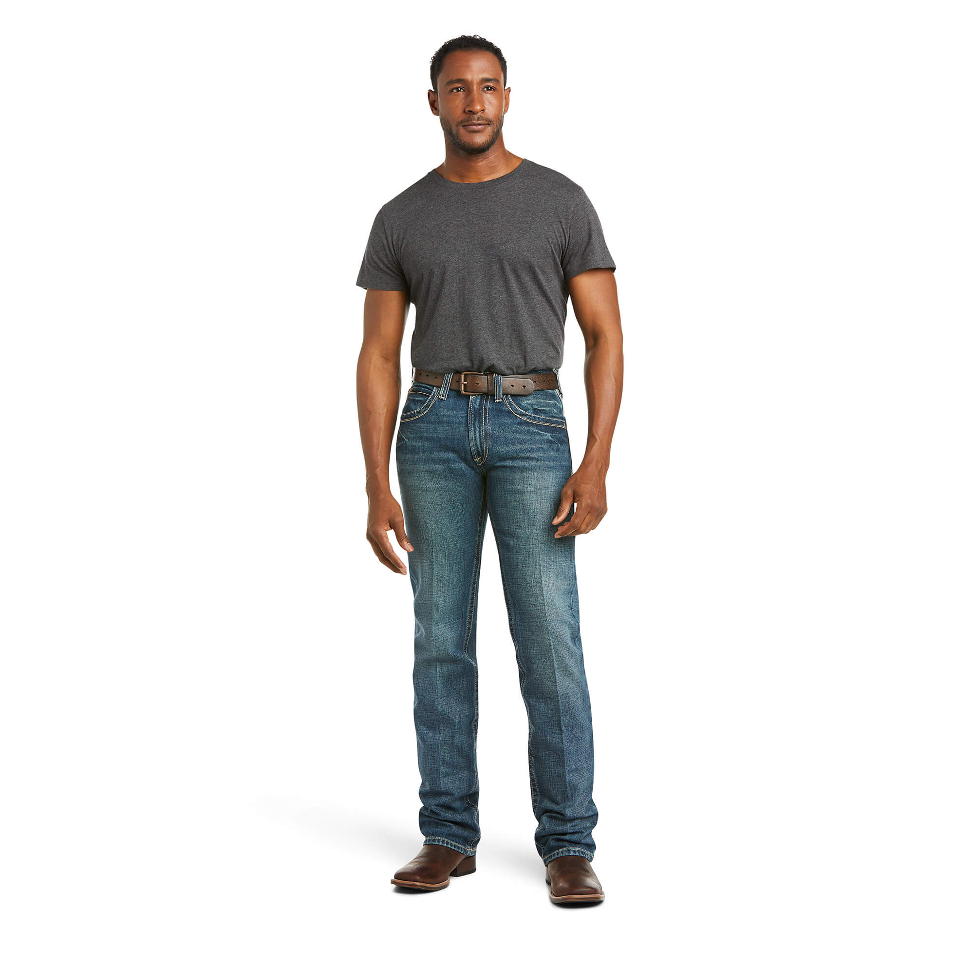 Ariat M5 Gulch Slim Boundary Stackable Straight Leg Jean