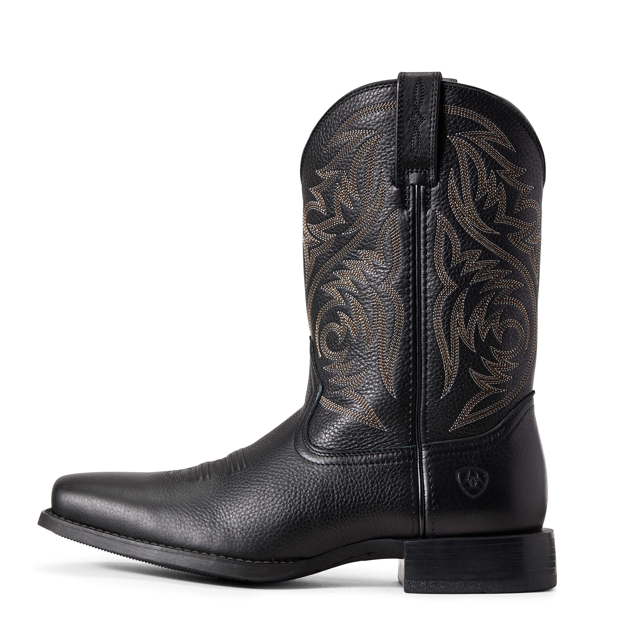 Ariat Men's Black Deertan Sport Herdsman Western Boot