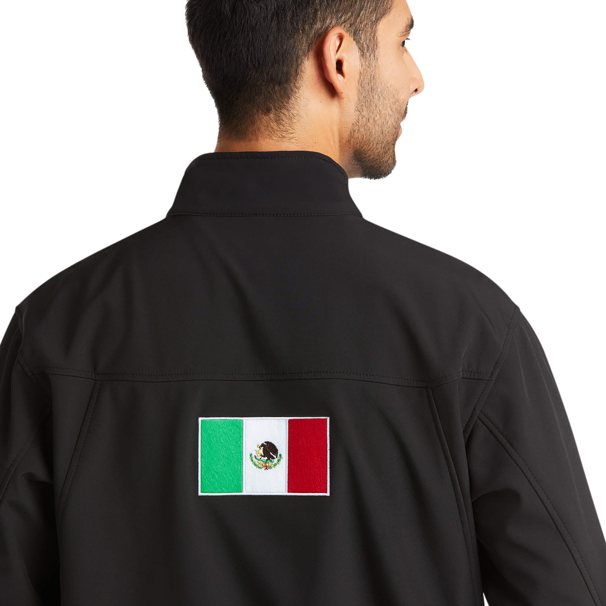 Ariat Black New Team Softshell MEXICO Jacket