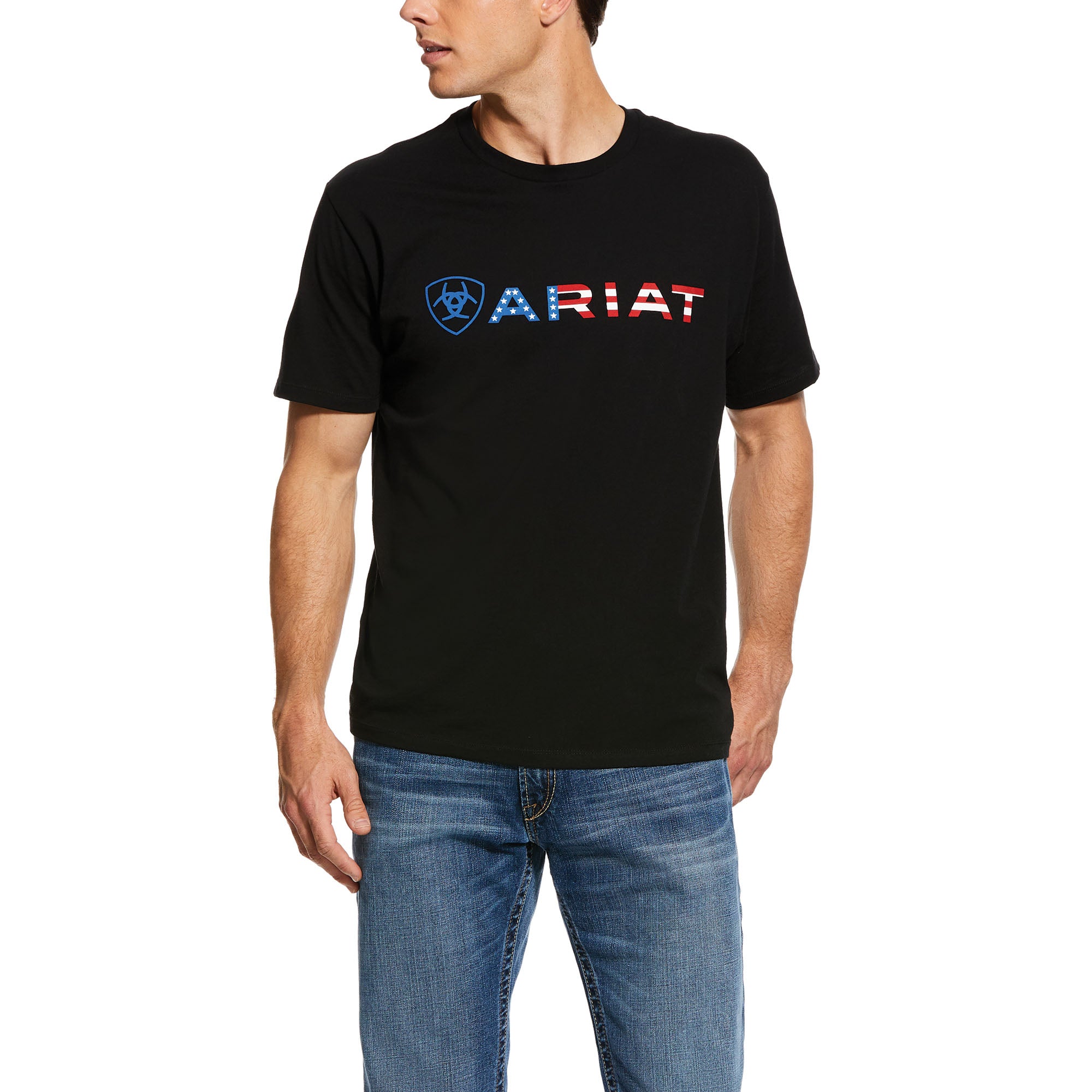 Ariat Black USA Wordmark T-Shirt