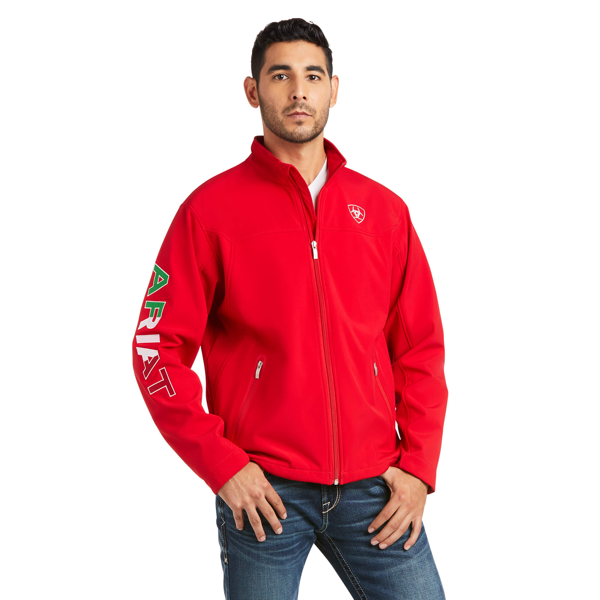 Ariat Red New Team Softshell MEXICO Jacket