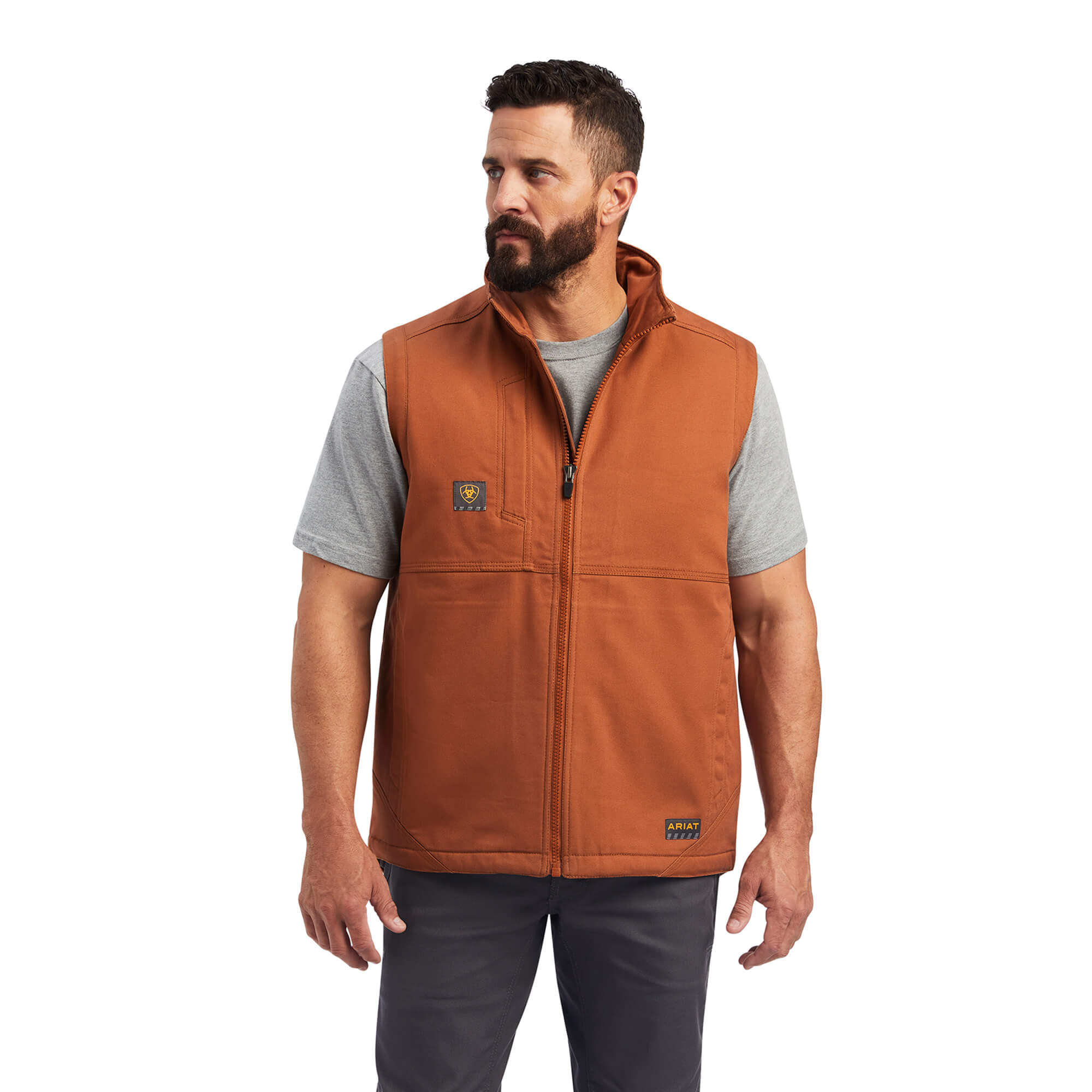 Ariat Copper Rebar DuraCanvas Sherpa Vest