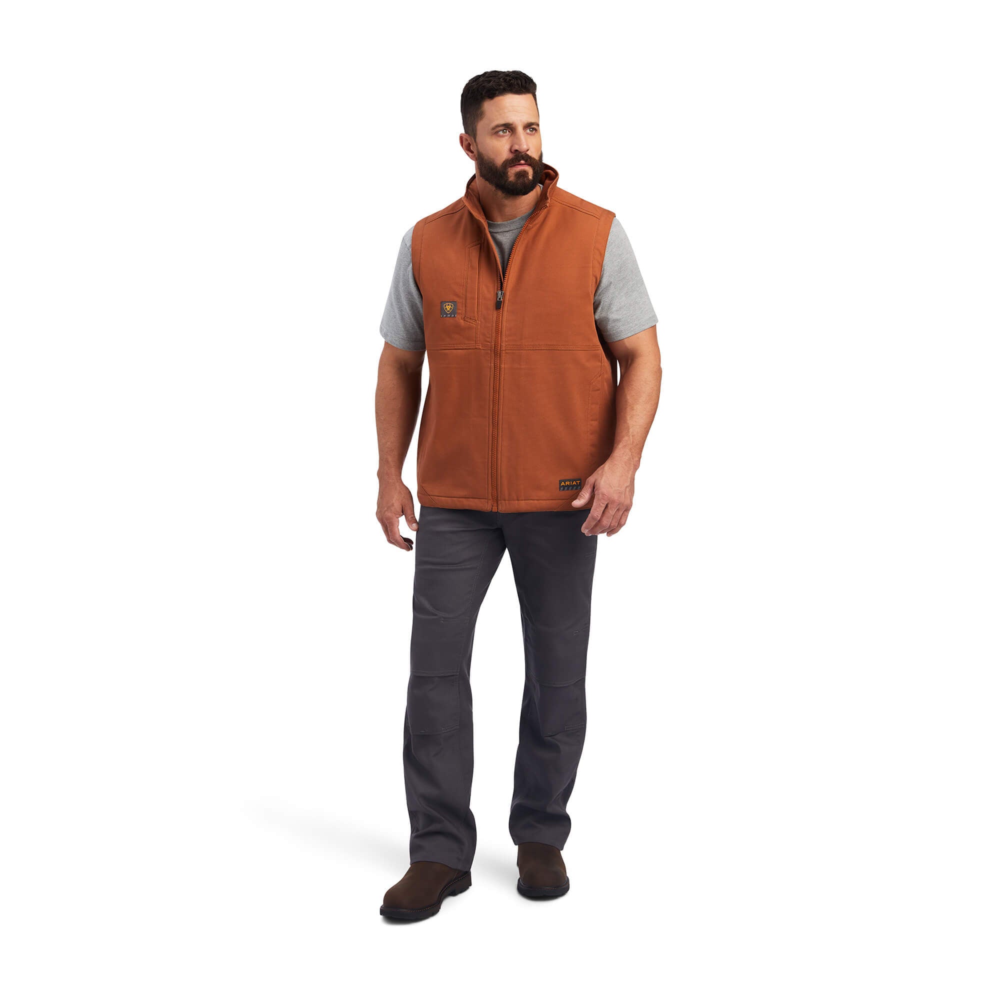 Ariat Copper Rebar DuraCanvas Sherpa Vest