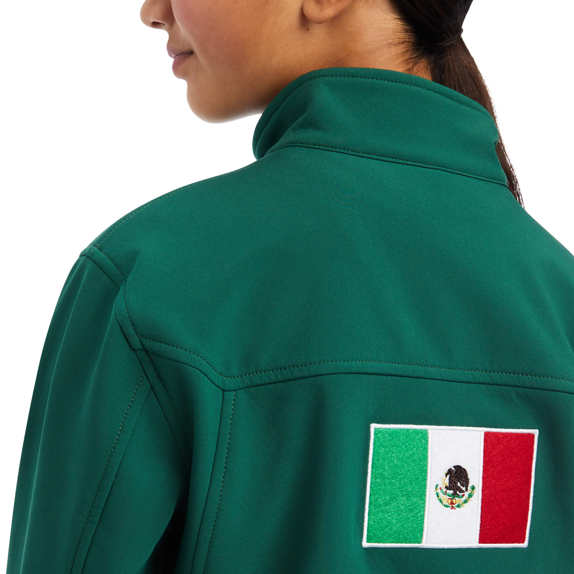 Ariat Kids Verde New Team Softshell MEXICO Jacket