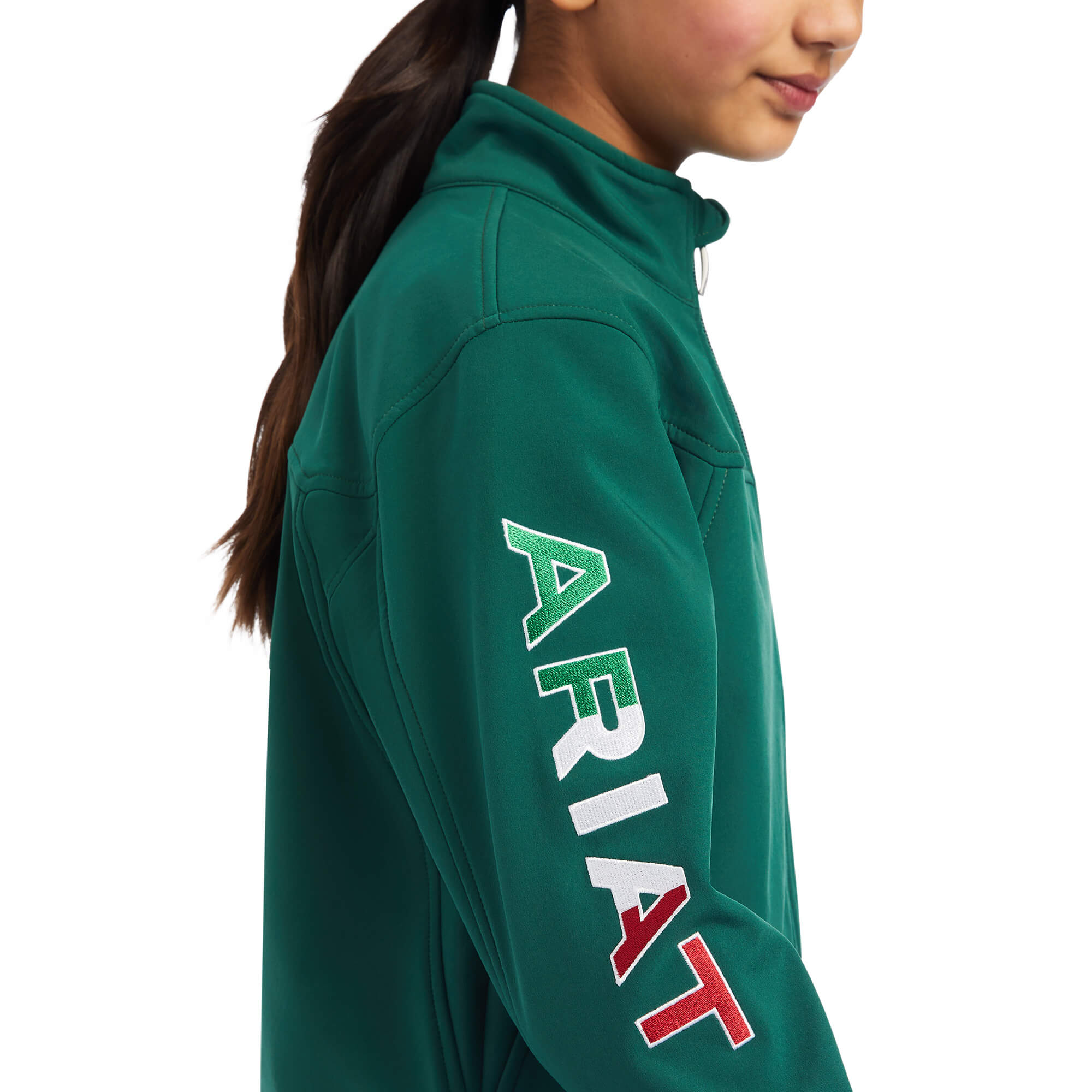 Ariat Kids Verde New Team Softshell MEXICO Jacket