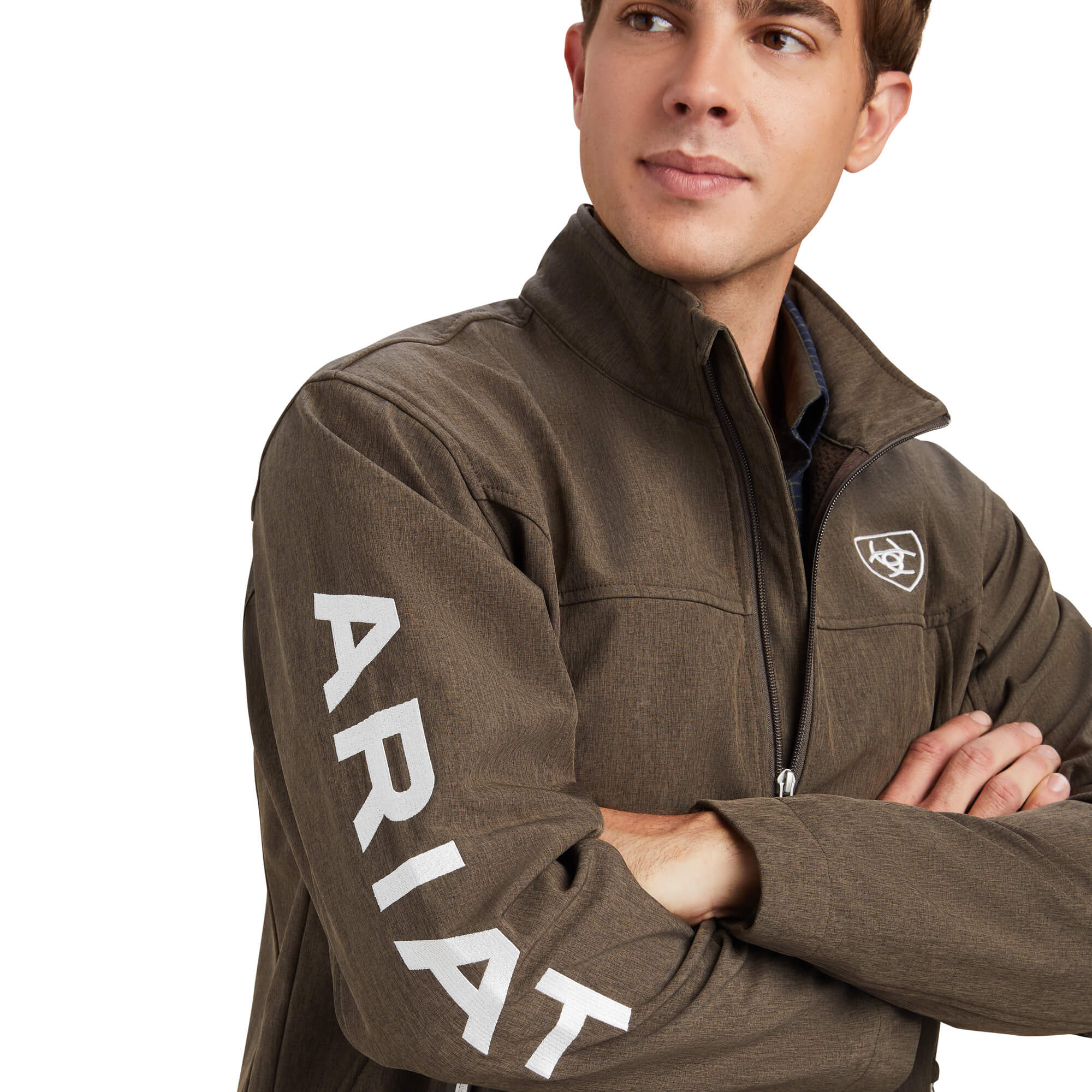 Ariat Banyan Bark Heather New Team Softshell Jacket