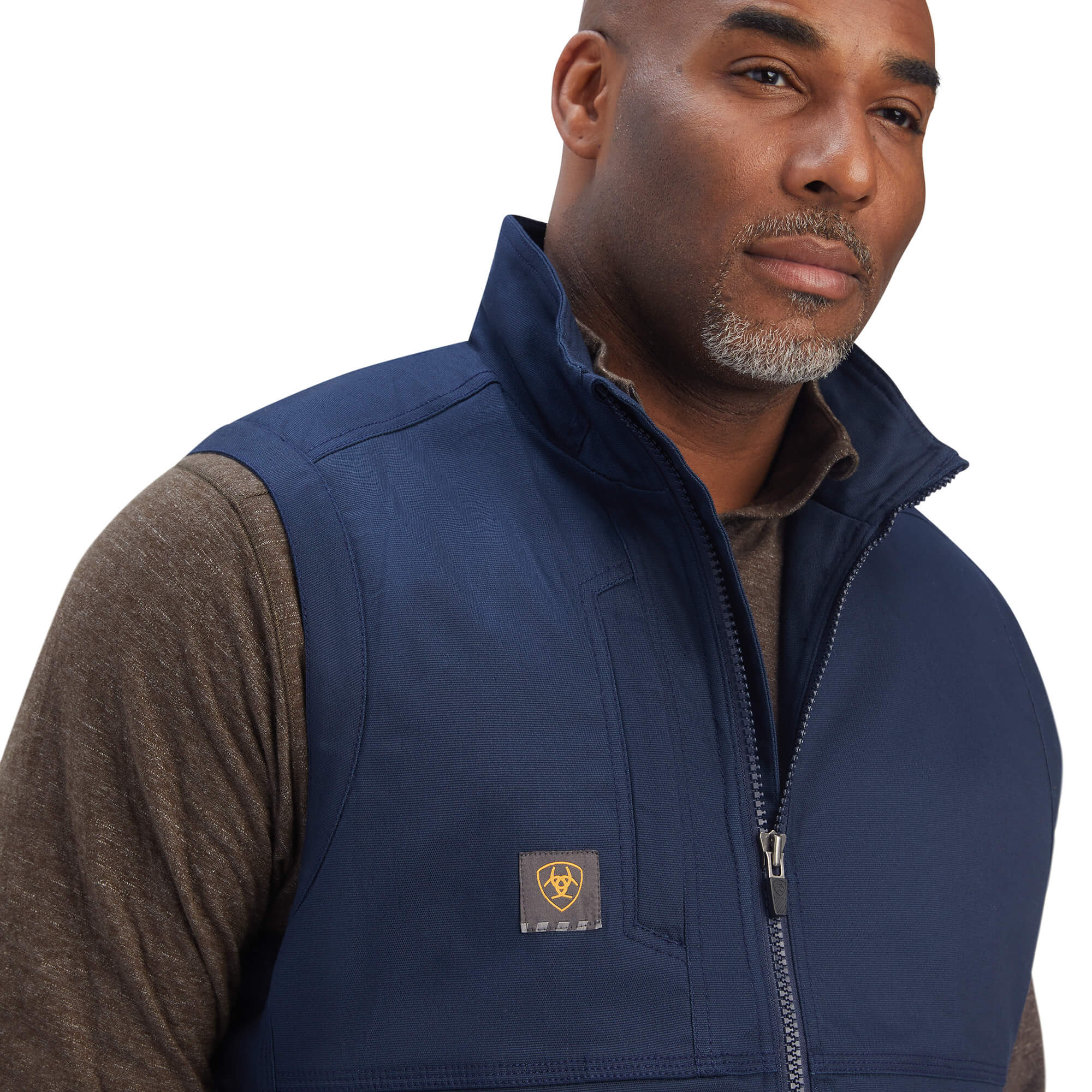 Ariat Navy Rebar DuraCanvas Sherpa Vest