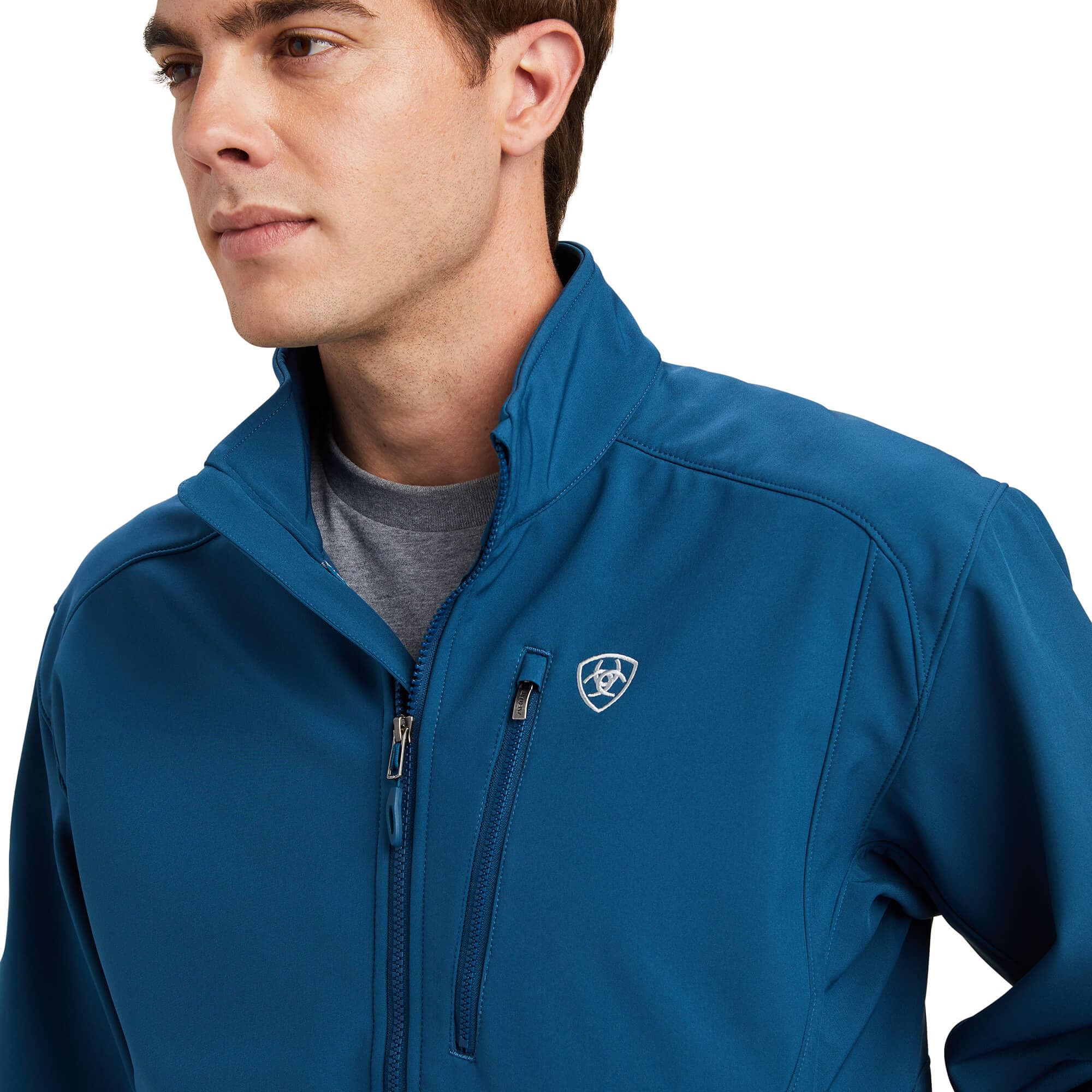 Ariat Majolica Blue Logo 2.0 Softshell Jacket