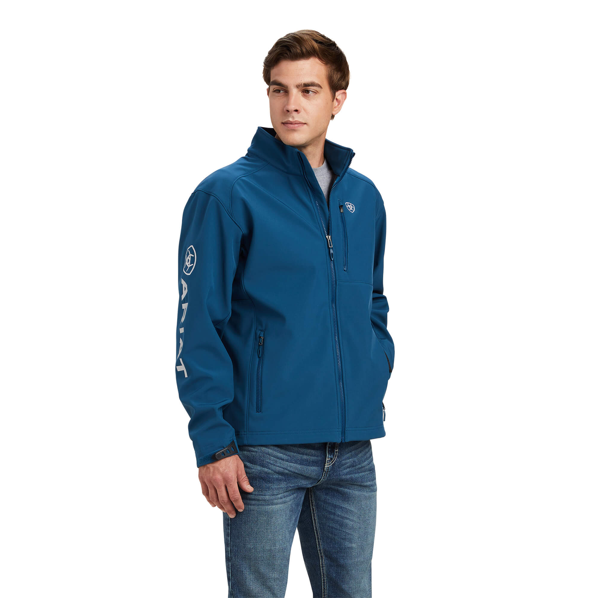 Ariat Majolica Blue Logo 2.0 Softshell Jacket