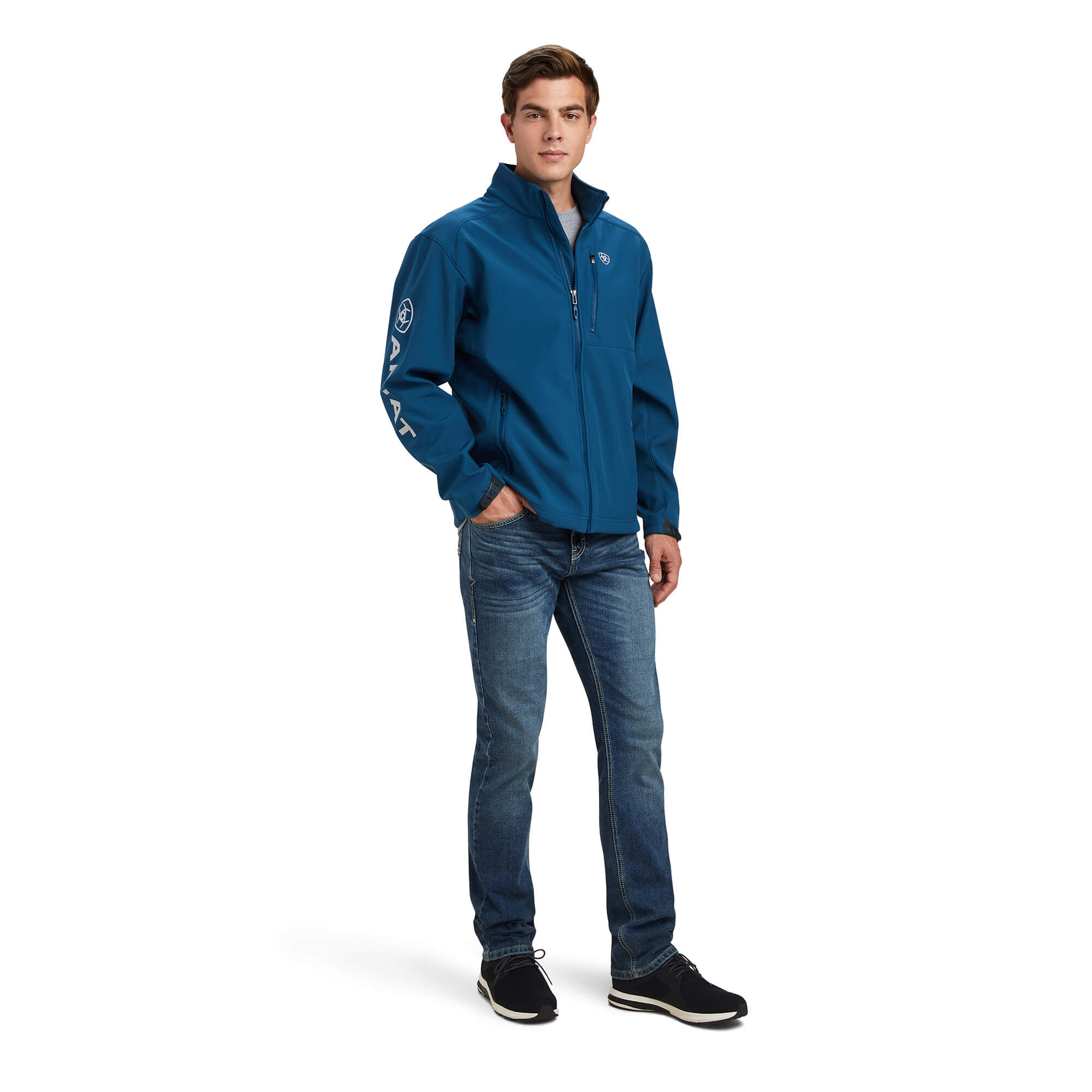 Ariat Majolica Blue Logo 2.0 Softshell Jacket