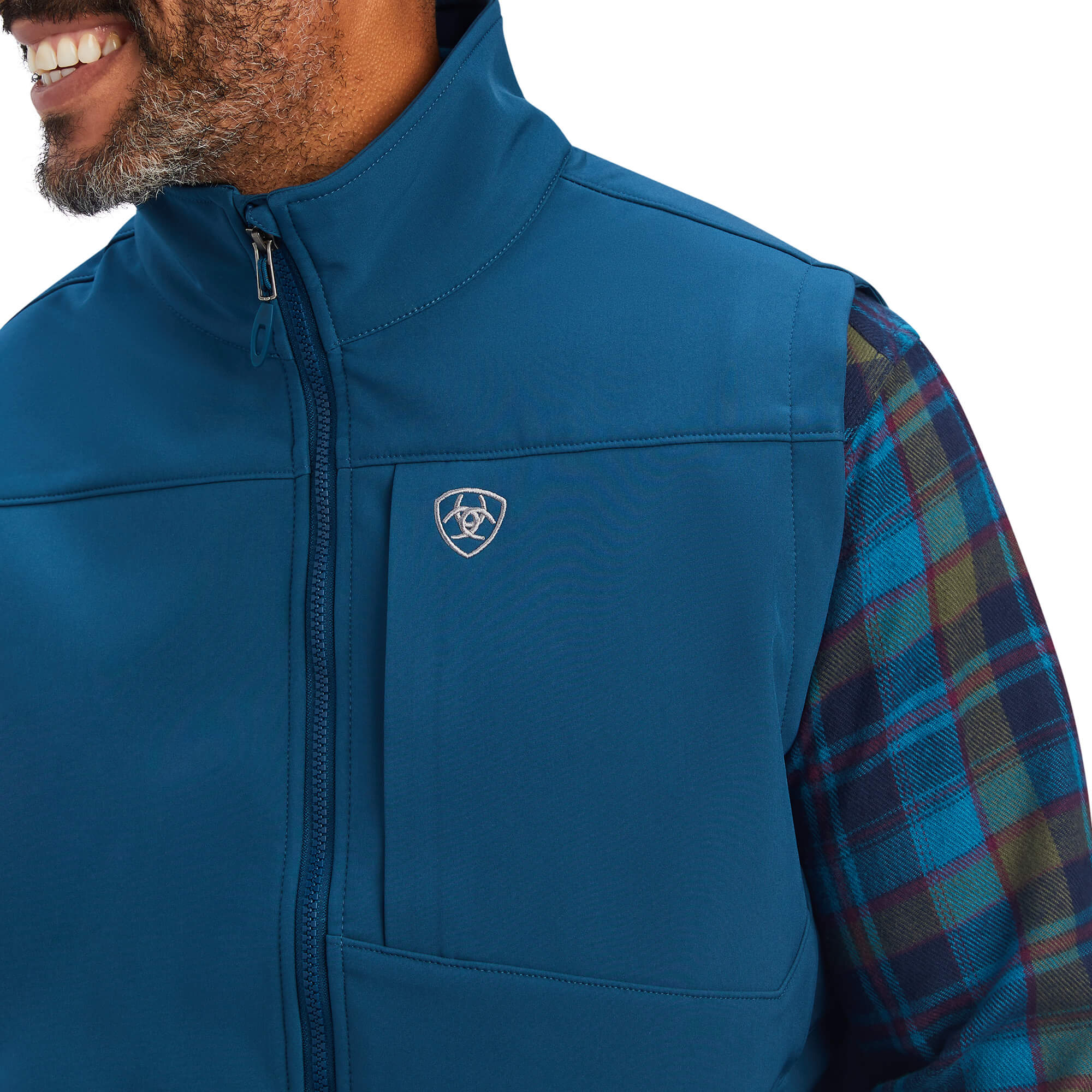 Ariat Majolica Blue Logo 2.0 Softshell Vest