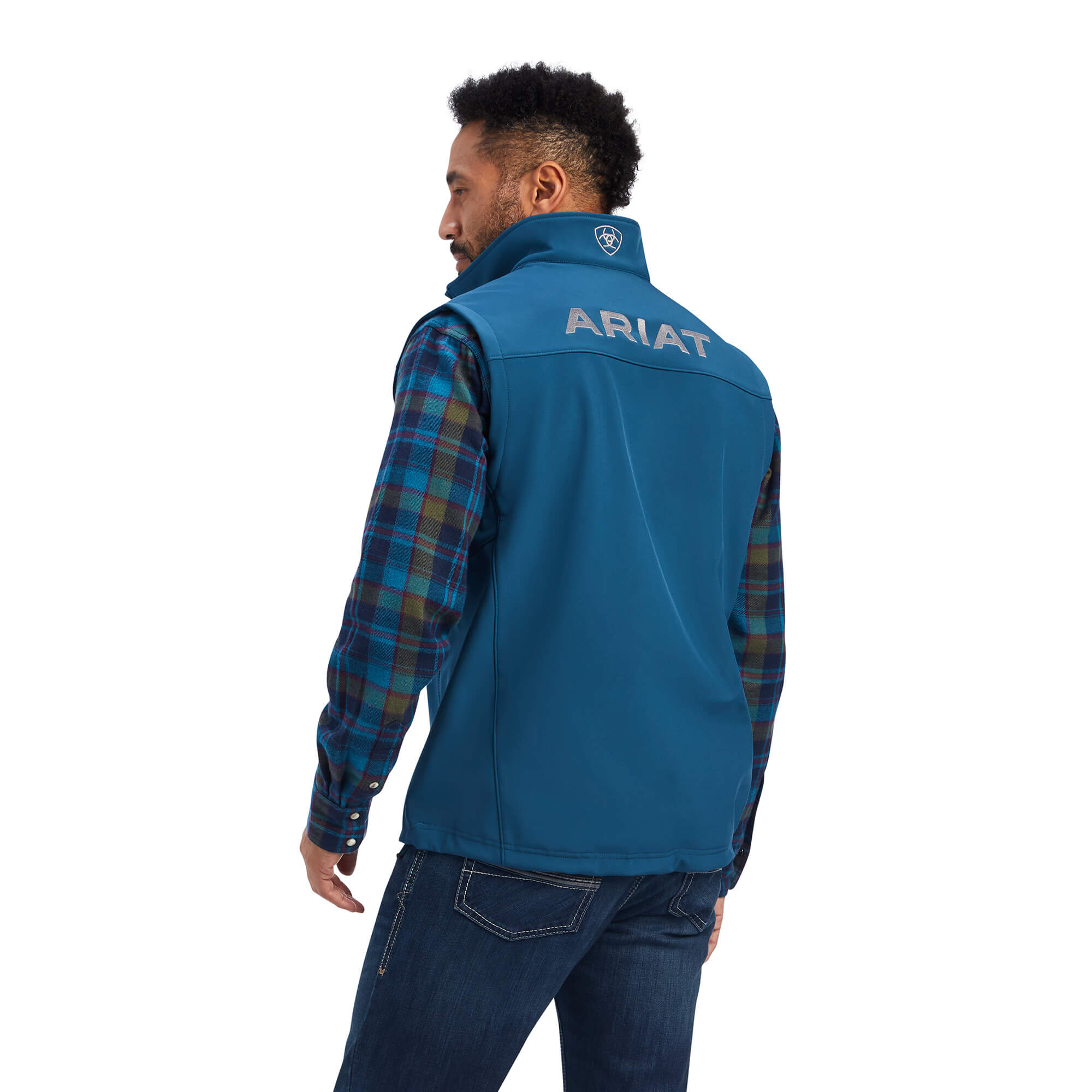 Ariat Majolica Blue Logo 2.0 Softshell Vest