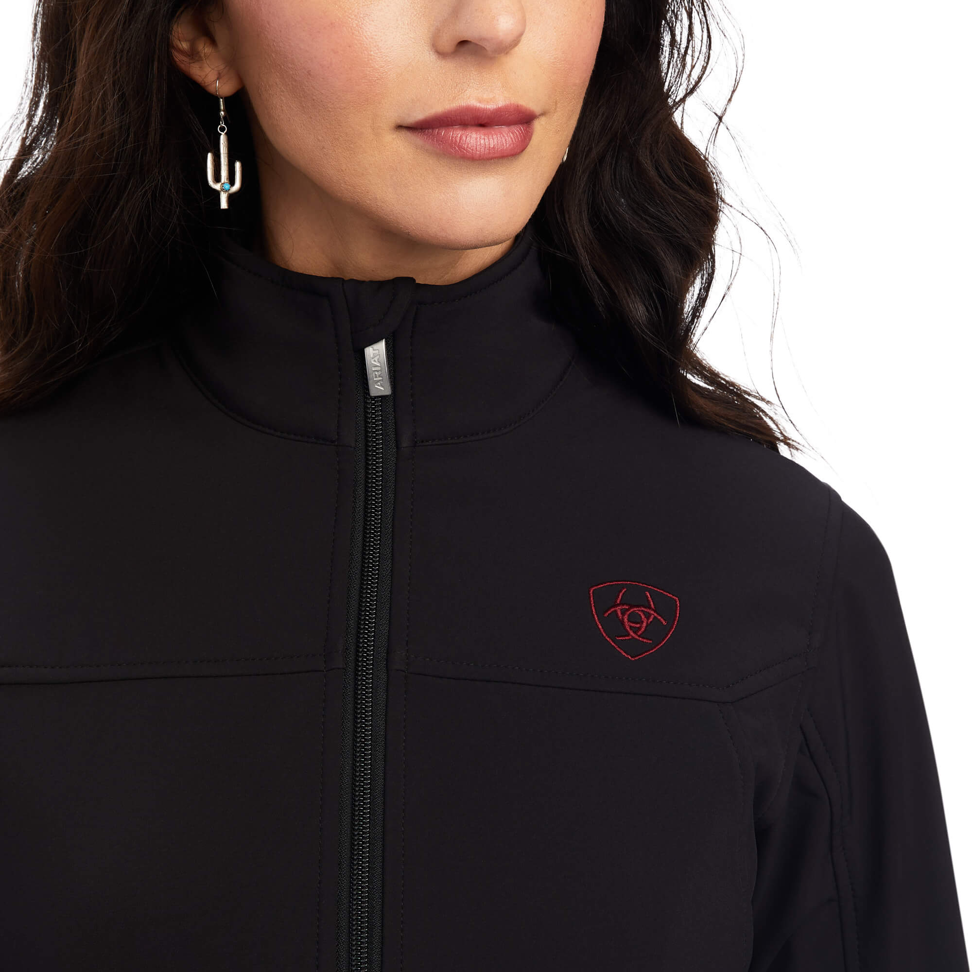 Ariat Women's Rosas Team Black Softshell Jacket