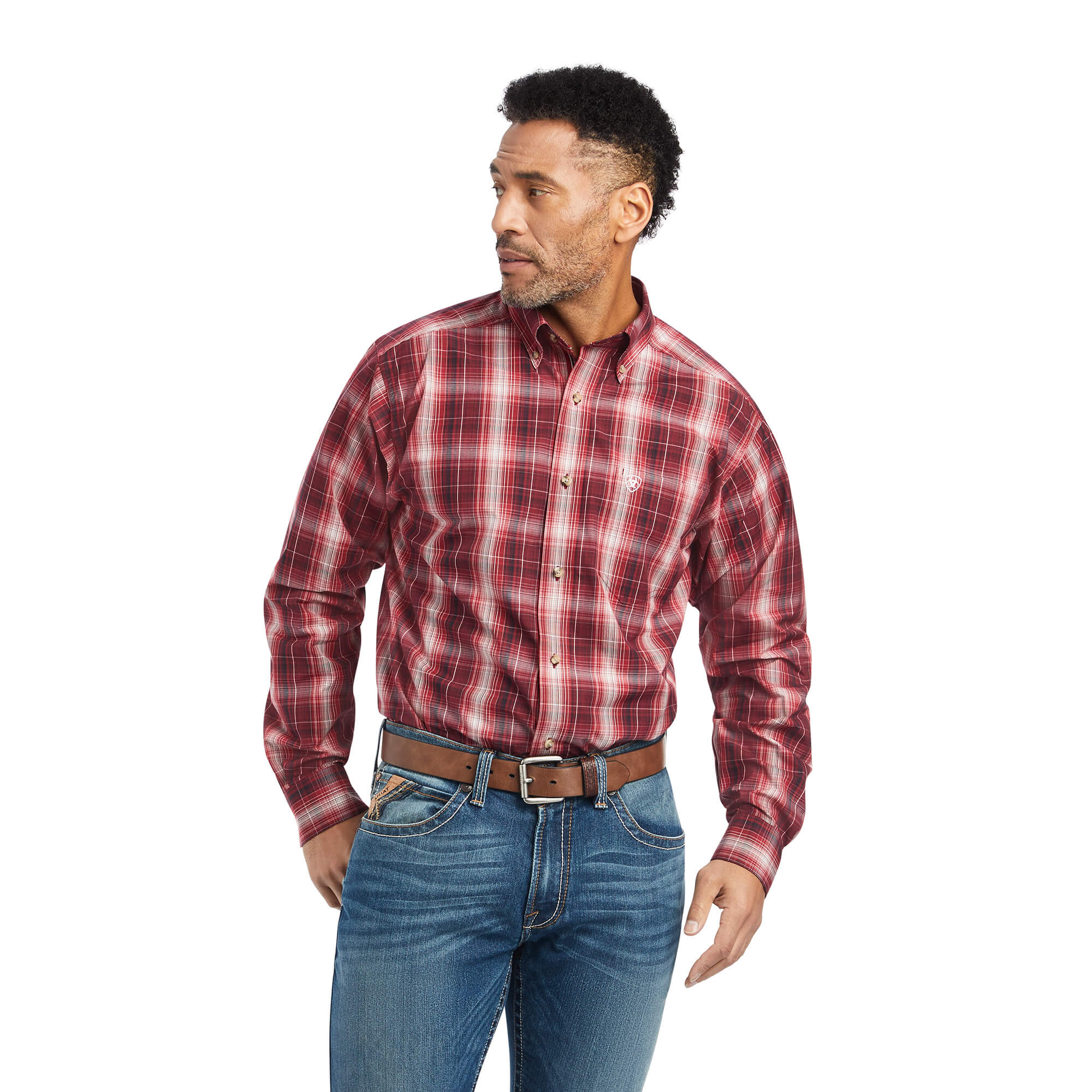 Ariat Rio Red Pro Series Wagner Fitted Long Sleeve Shirt