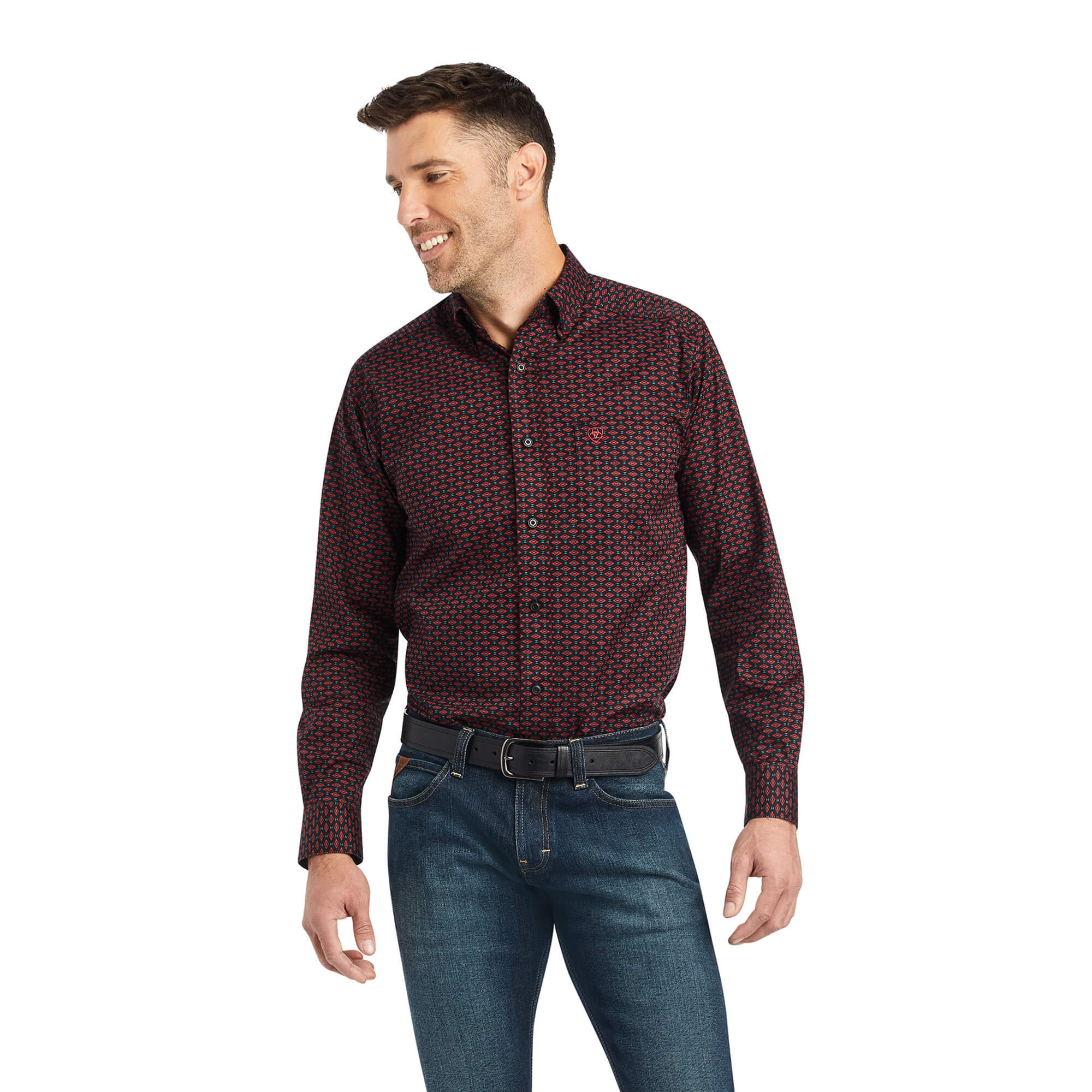 Ariat Kayne Stretch Fitted Long Sleeve Shirt