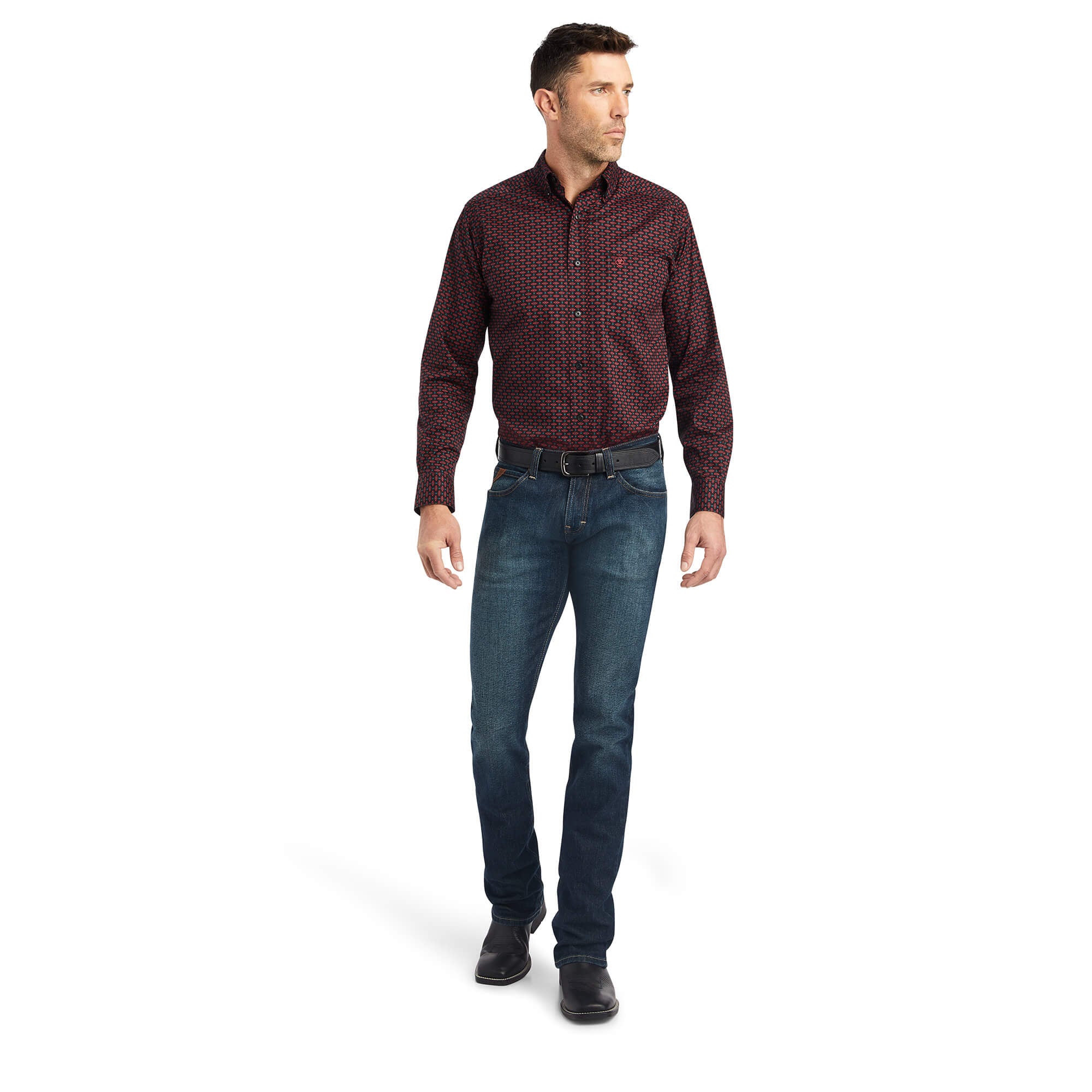 Ariat Kayne Stretch Fitted Long Sleeve Shirt