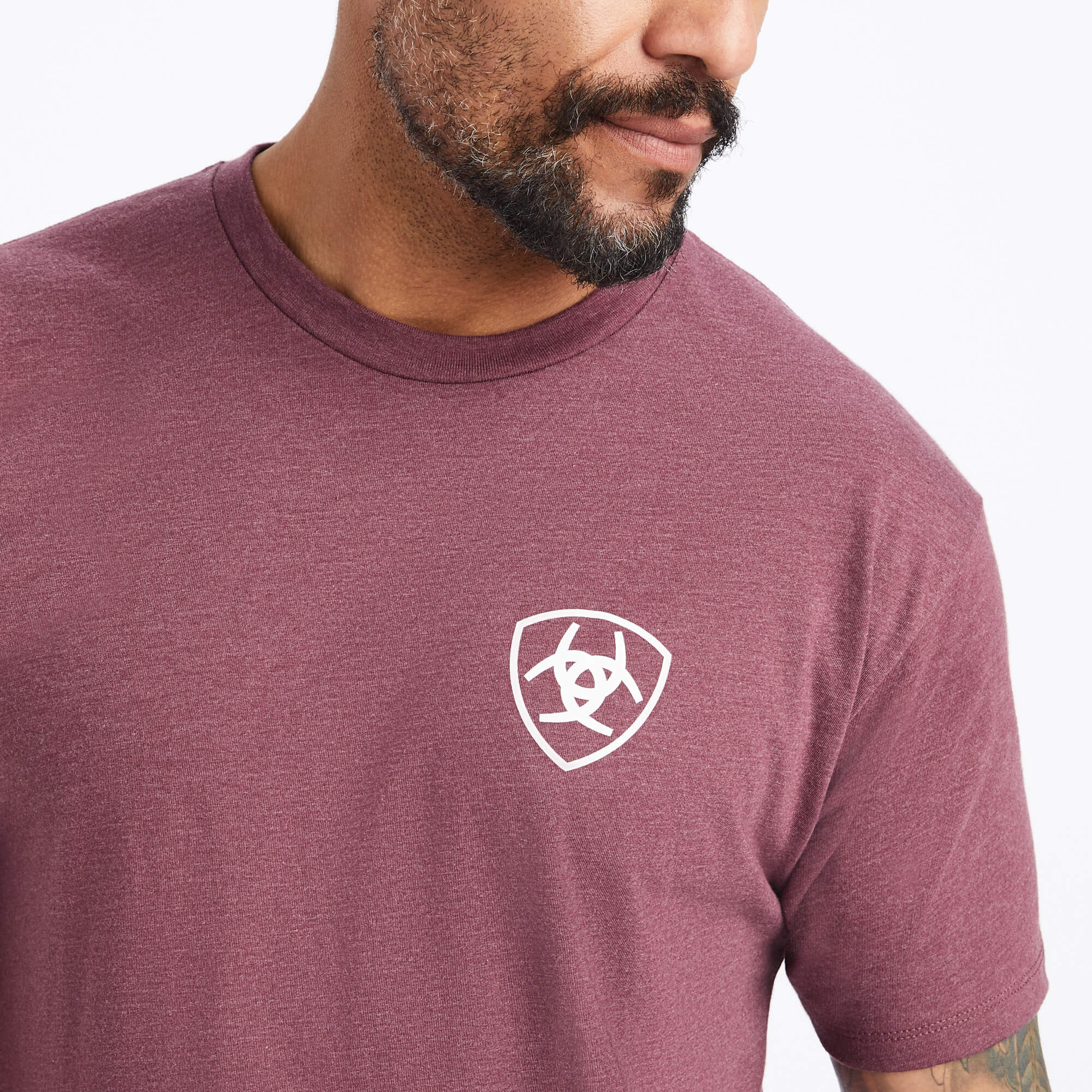 Ariat Burgundy Heather Minimalist T-Shirt