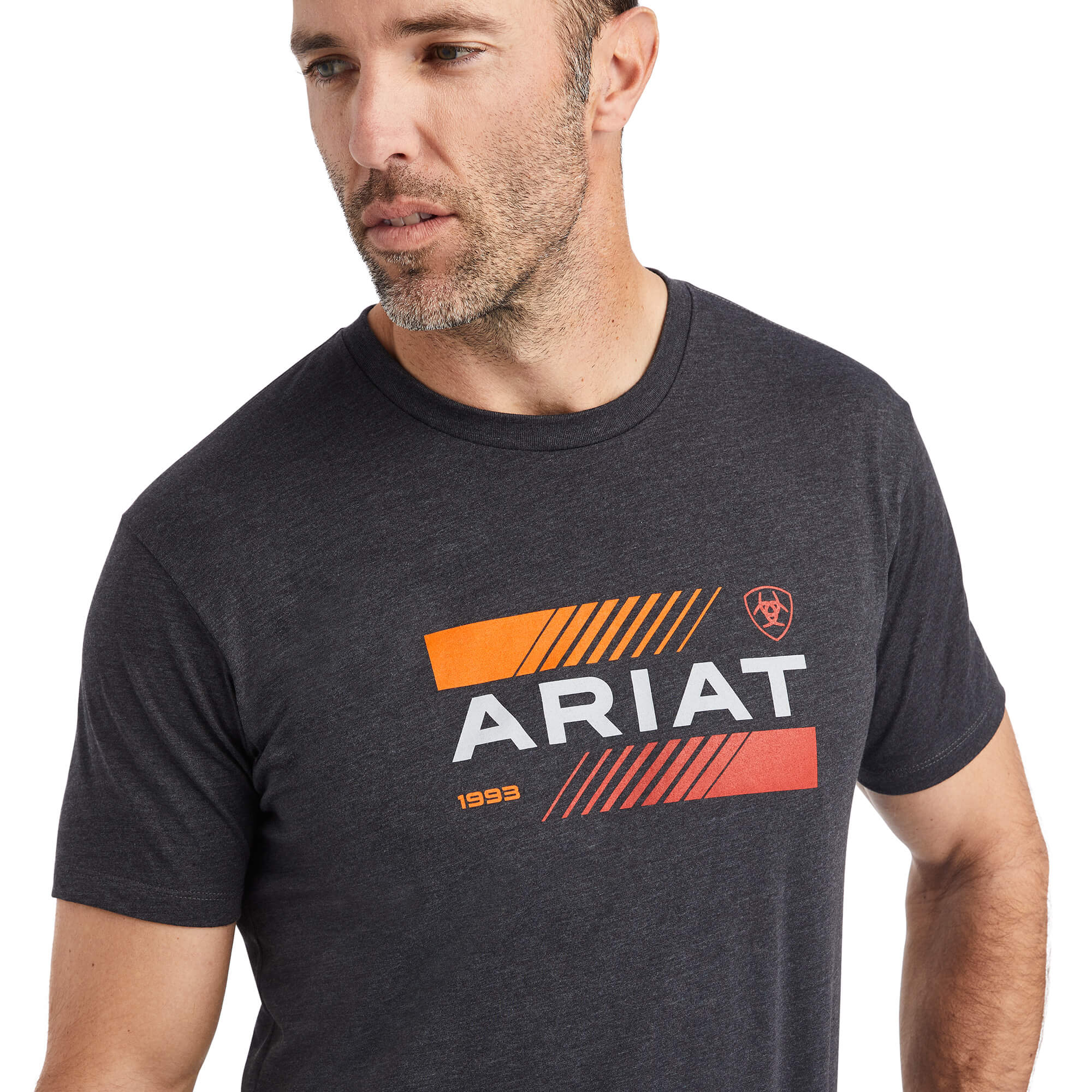 Ariat Charcoal Heather Octane Stack T-Shirt