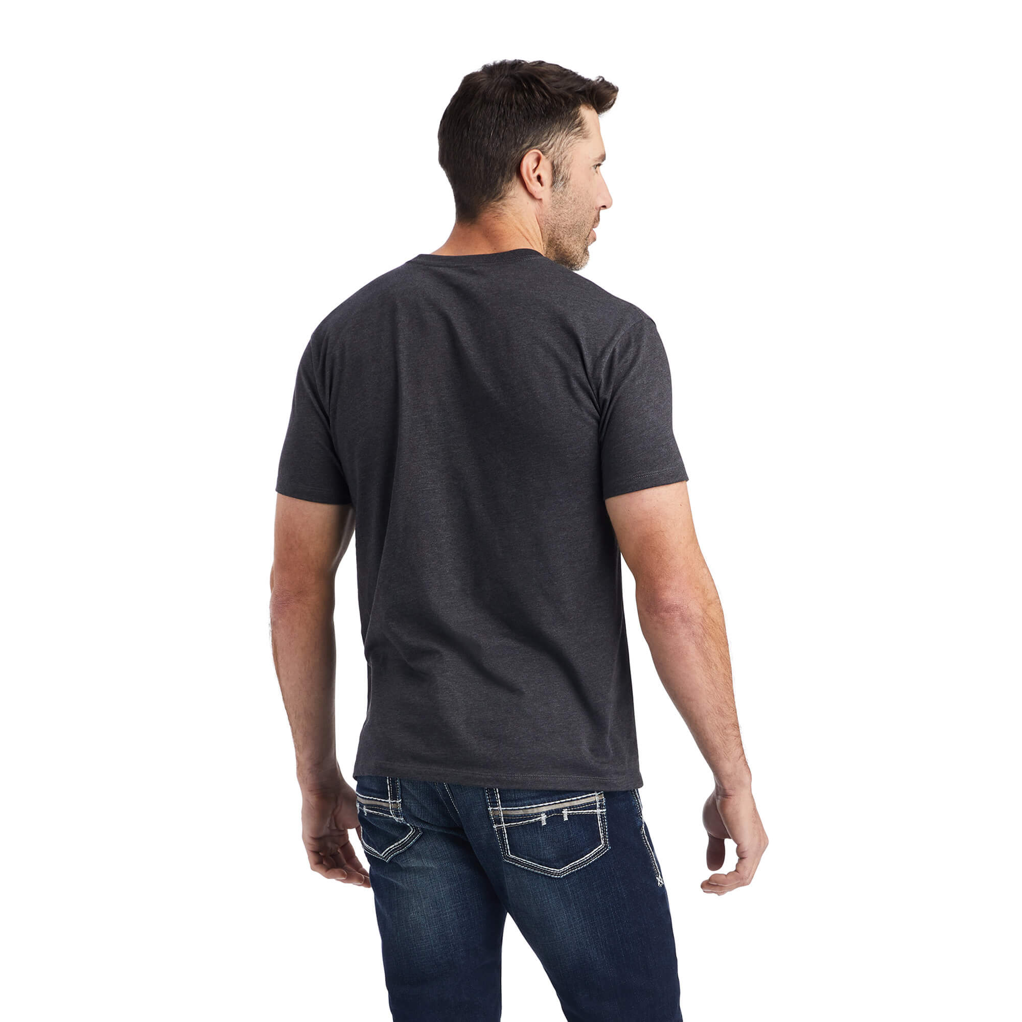 Ariat Charcoal Heather Octane Stack T-Shirt