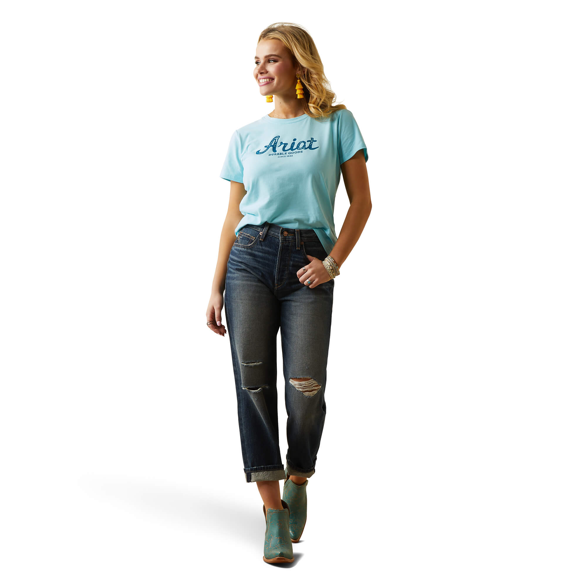 Ariat Women's Gulf Stream Real Durable Goods Tee