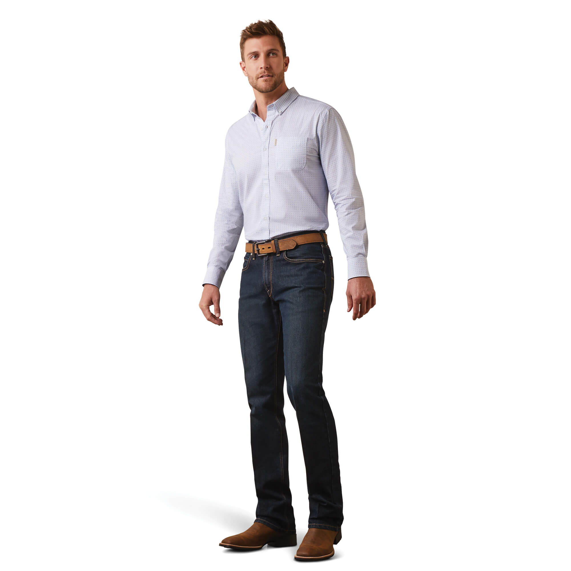 Ariat Medallion Stretch Modern Fit Long Sleeve Shirt