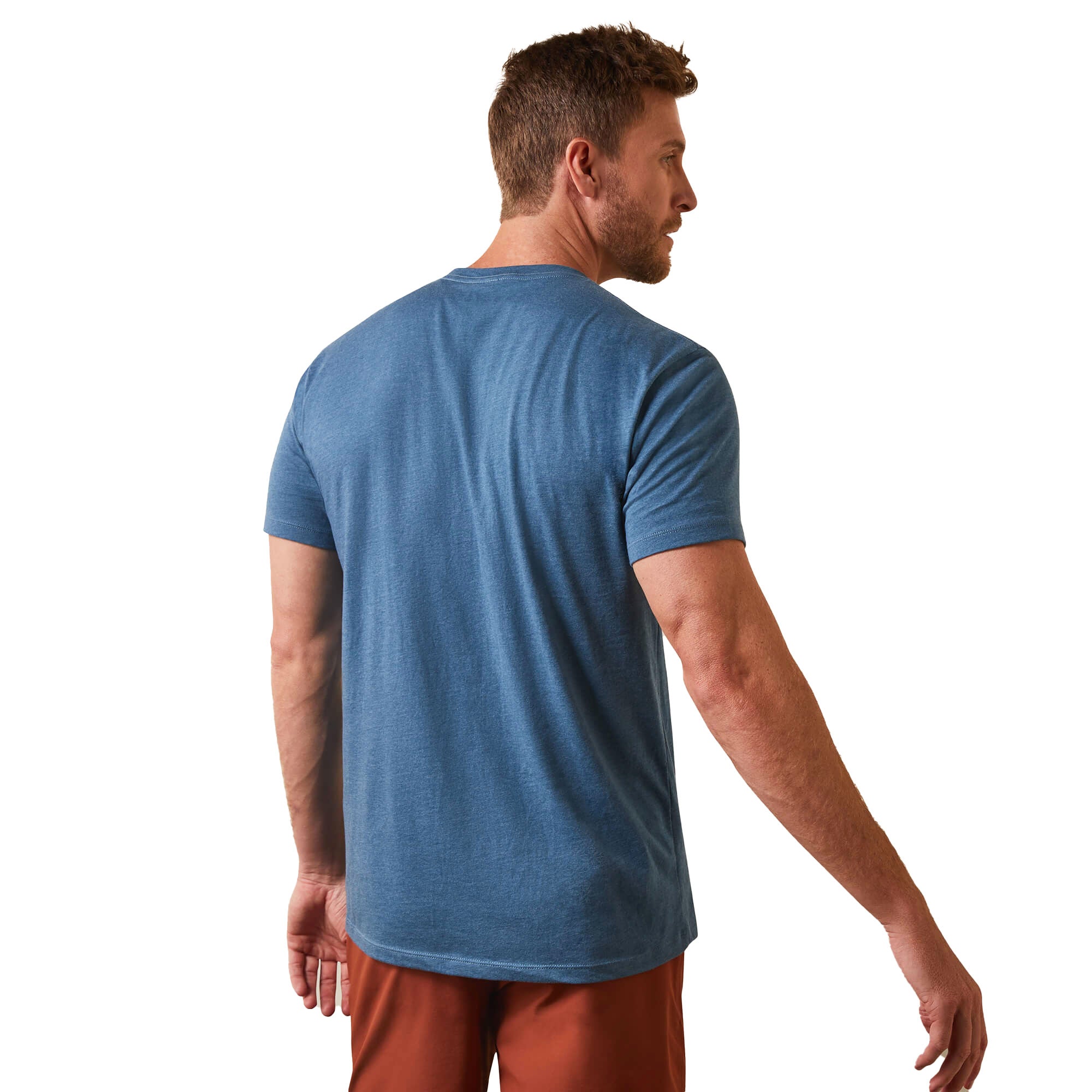 Ariat Steel Blue Heather Steel Bar T-Shirt