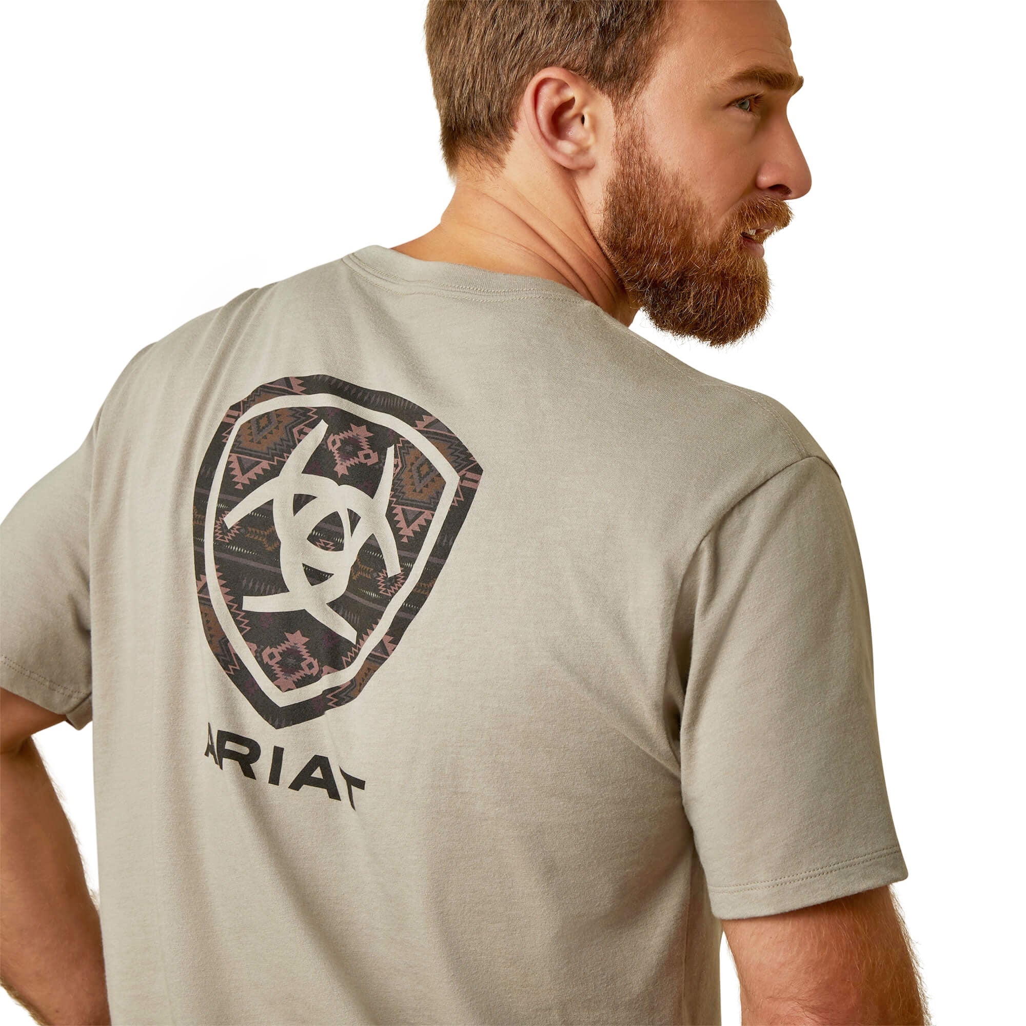 Ariat Khaki Heather Serape Table Rodeo T-Shirt