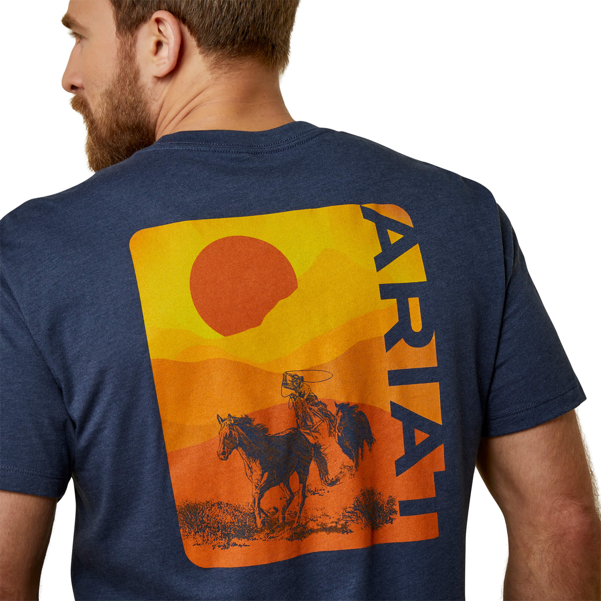 Ariat Navy Heather Mustang Fever T-Shirt