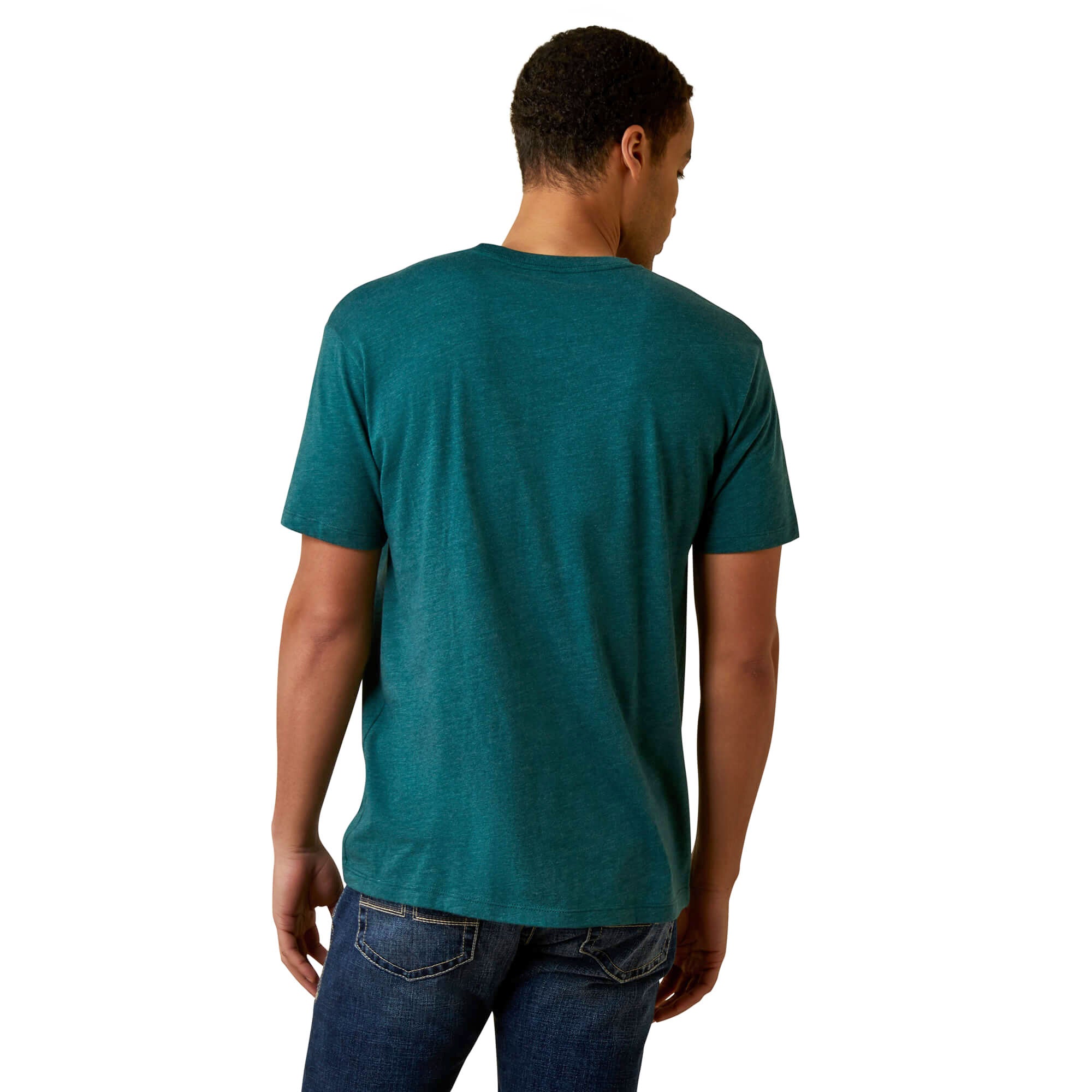 Ariat Dark Teal Heather Center Fire T-Shirt