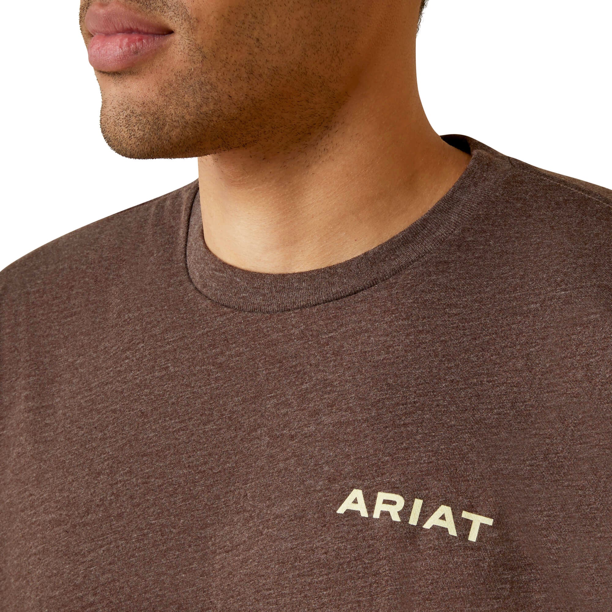 Ariat Brown Heather Retro Stripe T-Shirt