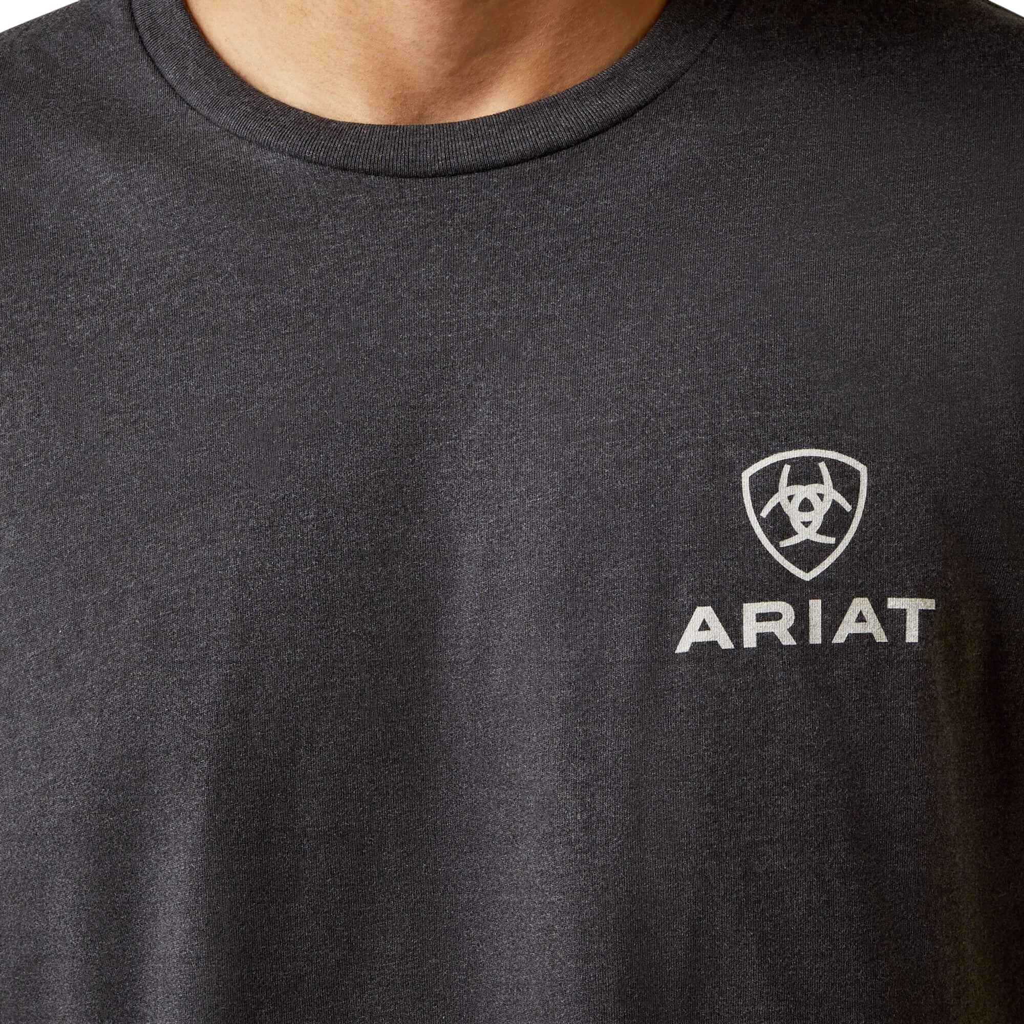 Ariat Charcoal Heather Offset Circle T-Shirt