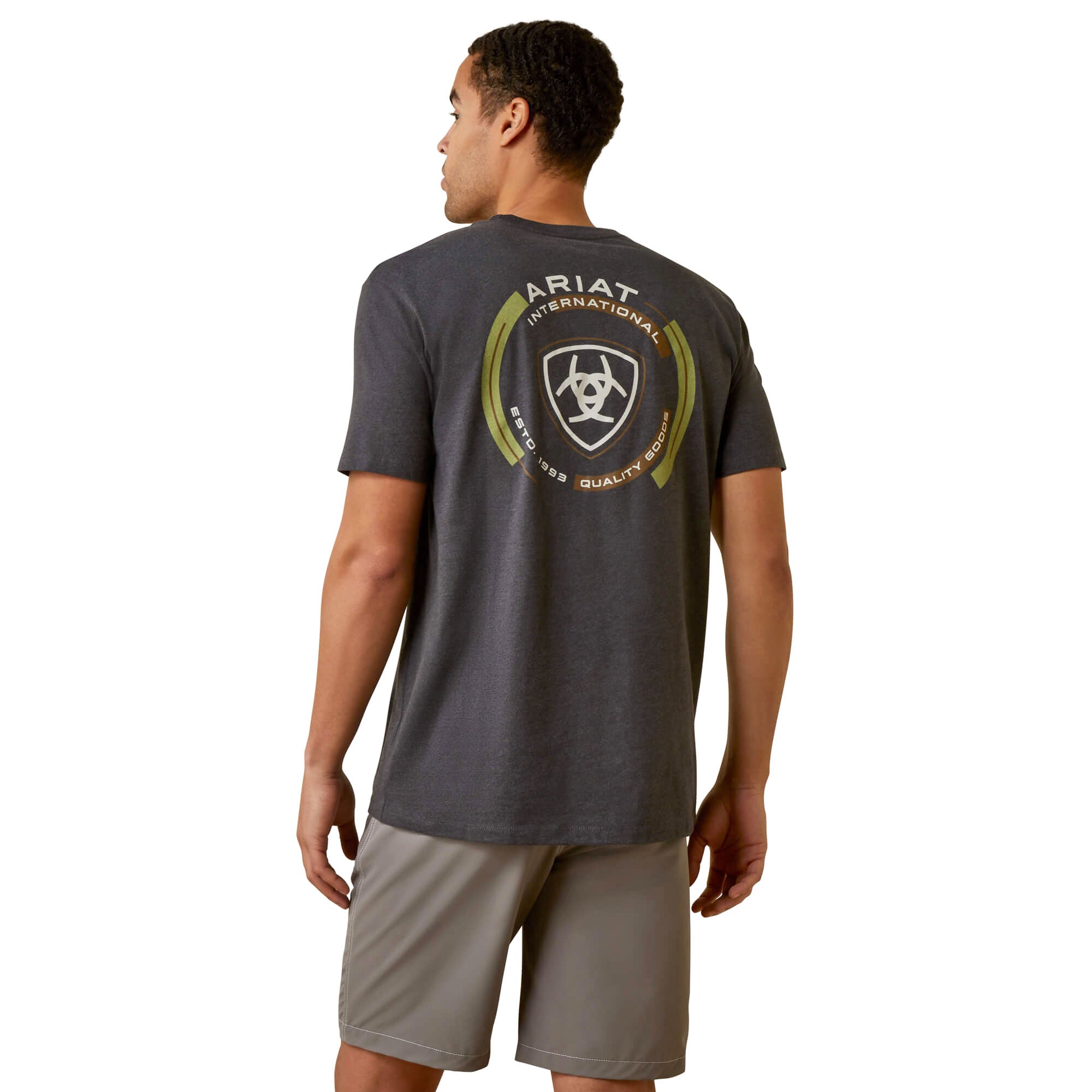 Ariat Charcoal Heather Offset Circle T-Shirt