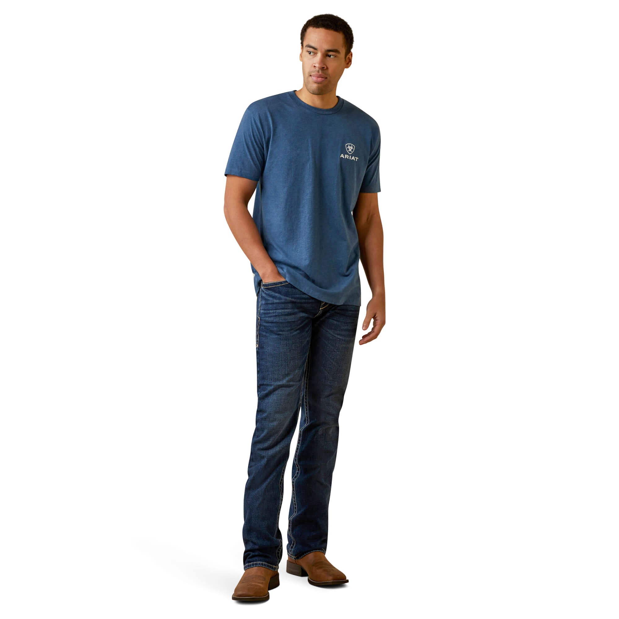 Ariat Sailor Blue Dynta Stripes T-Shirt