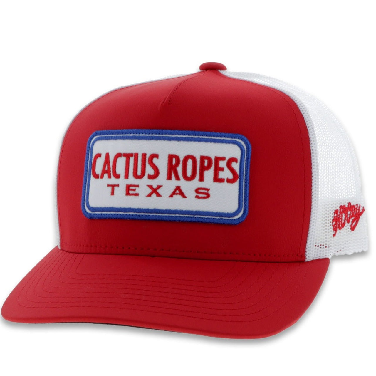 Hooey Red Cactus Ropes Trucker Cap