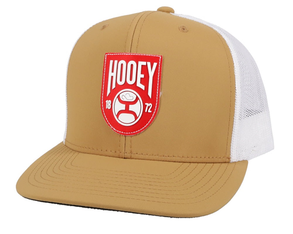 Hooey Tan Bronx Patch Trucker Cap