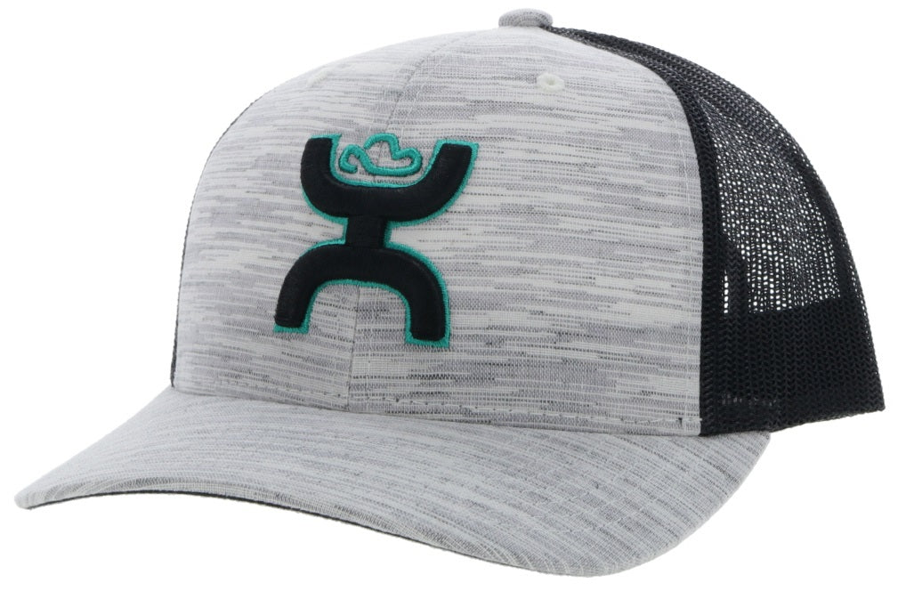 Hooey Sterling Grey & Black Trucker Cap