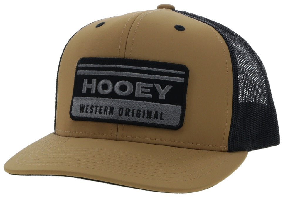 Hooey Tan & Black Horizon Trucker Cap