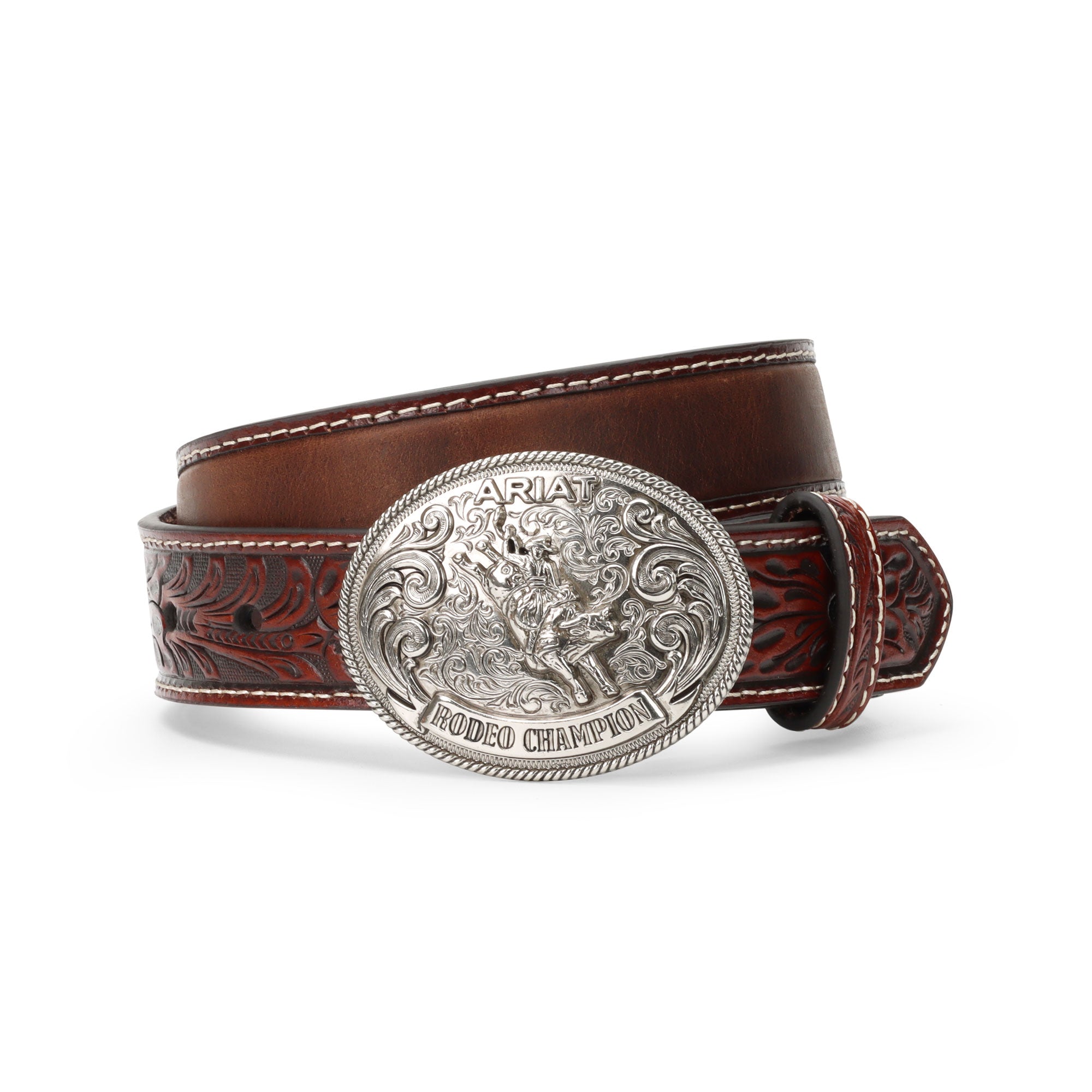 Ariat Youth Brown Bull Rider Belt