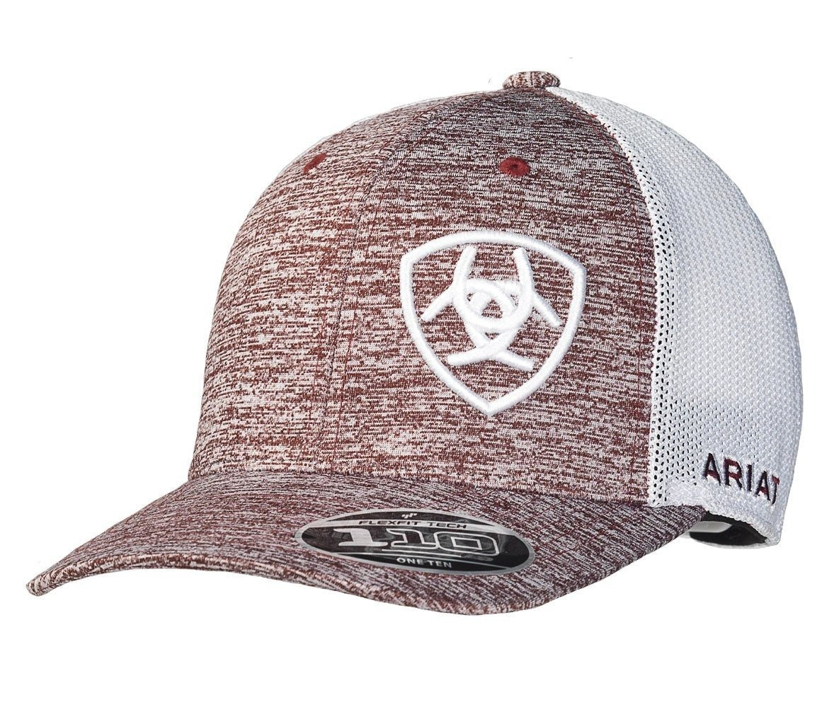 Ariat Burgandy Offset Shield Cap